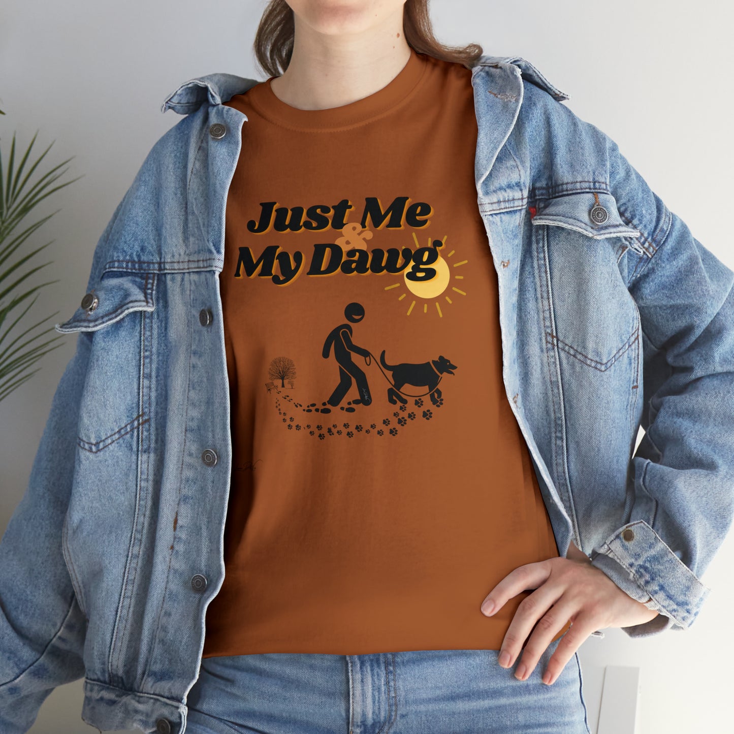 Women's (Just Me & My Dawg) Cotton Tee