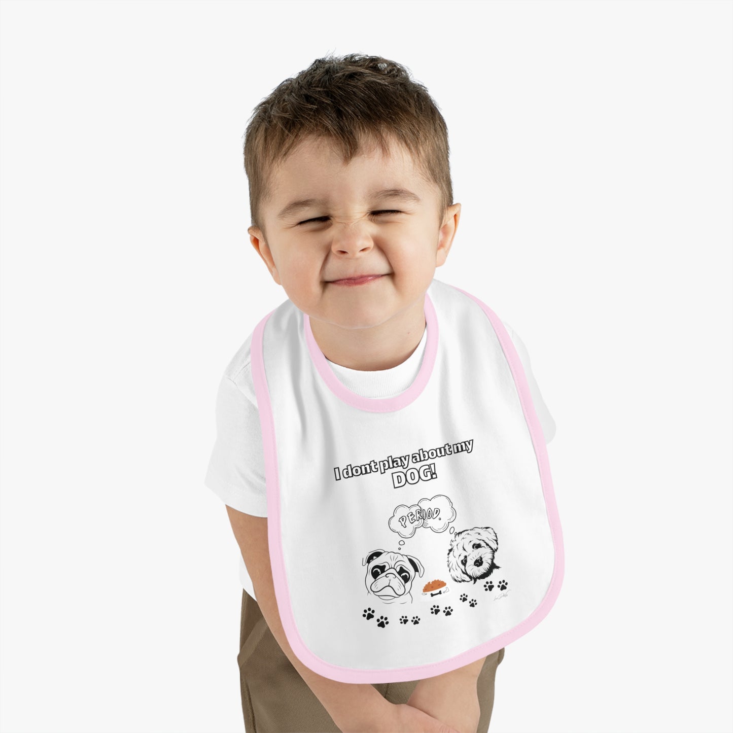 Baby (I Don't Play About My Dog) Jersey Bib
