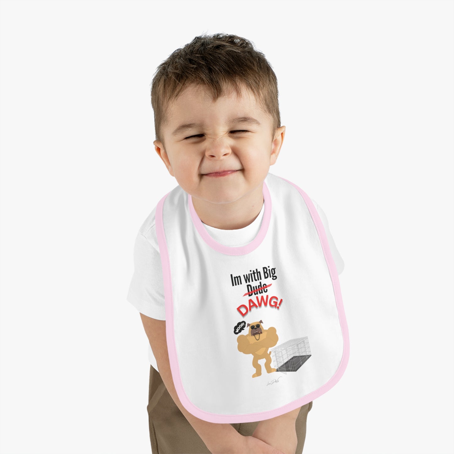 Baby (Im With Big Dawg) Jersey Bib