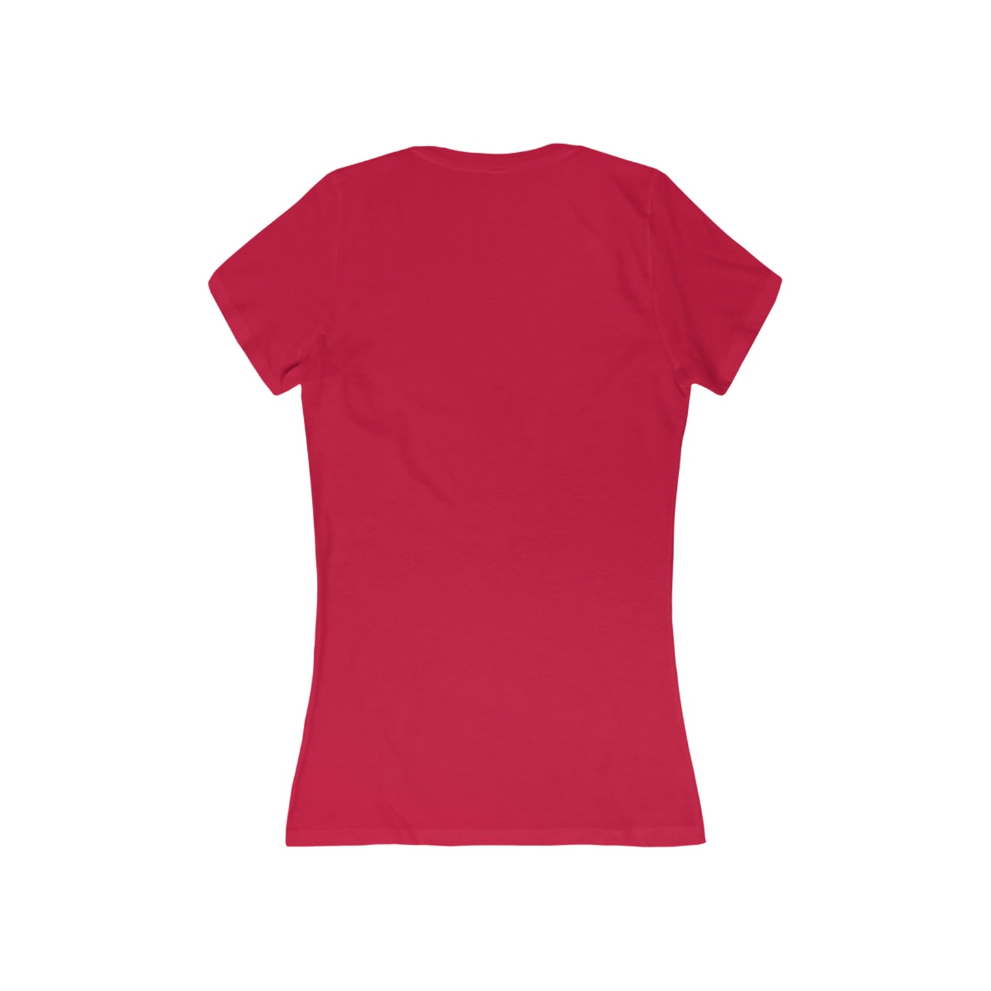 Women's(Just Me & My Dog) Short Sleeve Deep V-Neck Tee