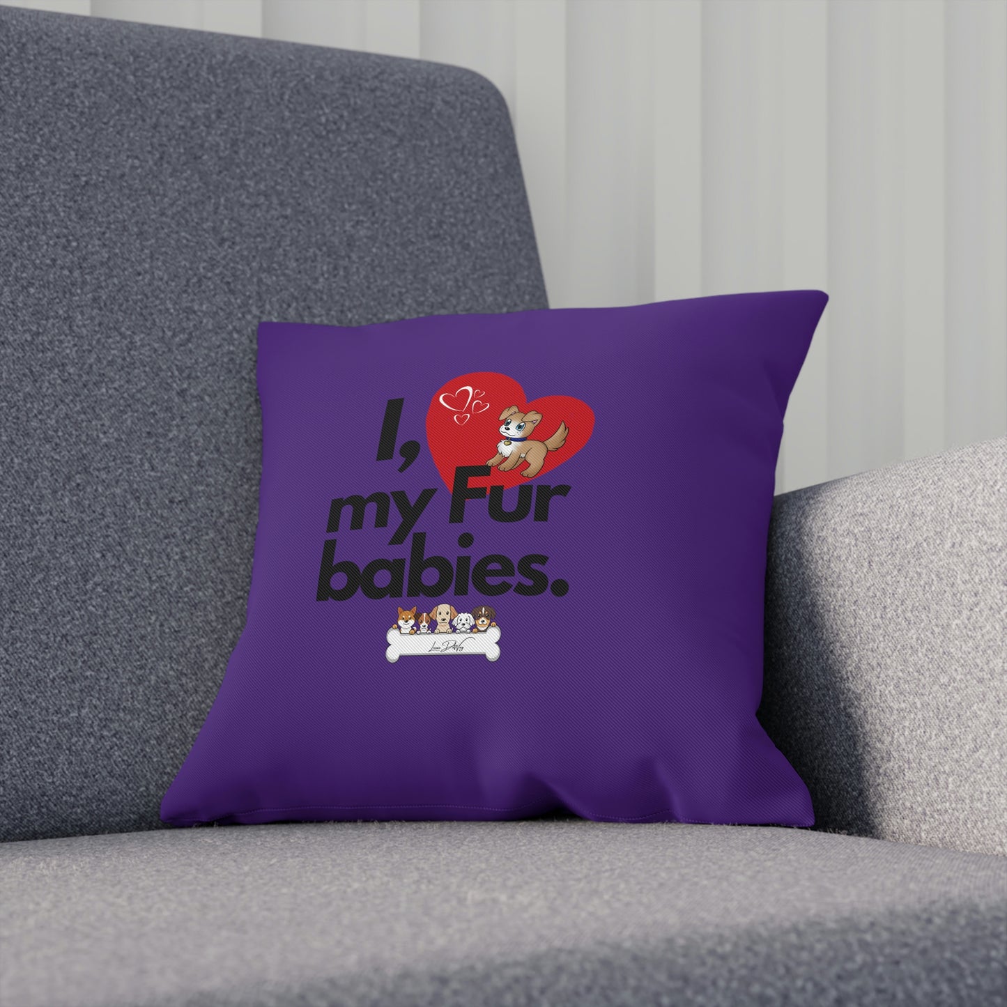 Comfy Pillow (I Love My Fur Babies)