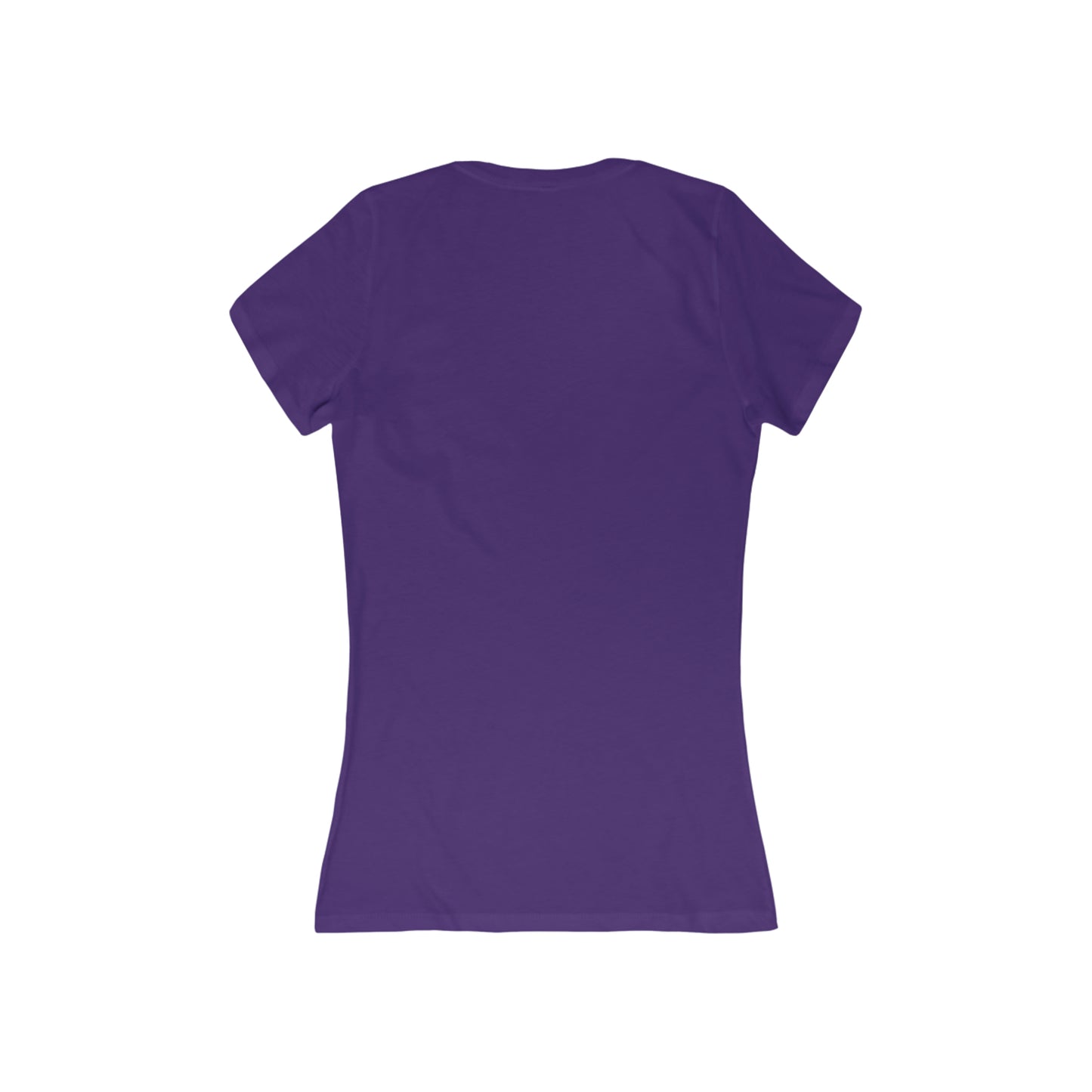 Women's (I Love My Fur Babies) Short Sleeve Deep V-Neck Tee