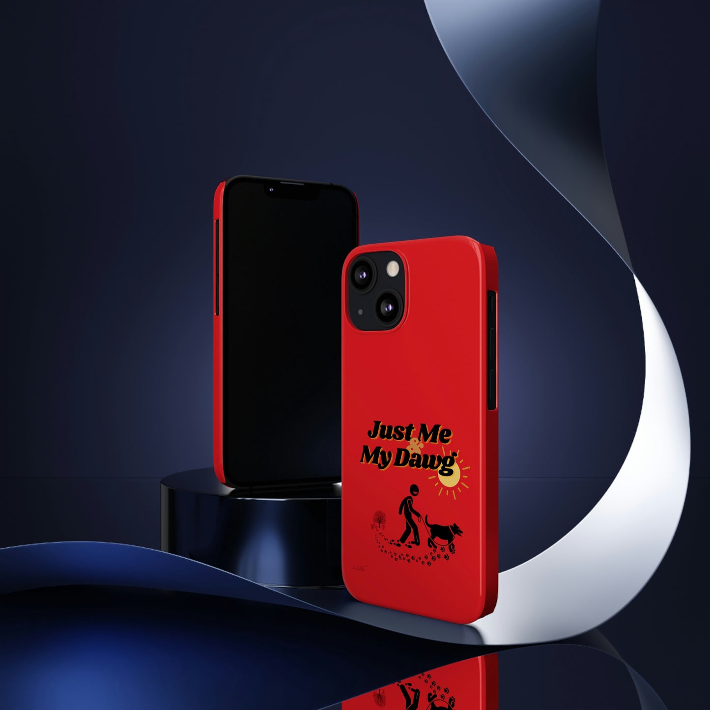 Slim (Just Me & My Dog) Phone Case