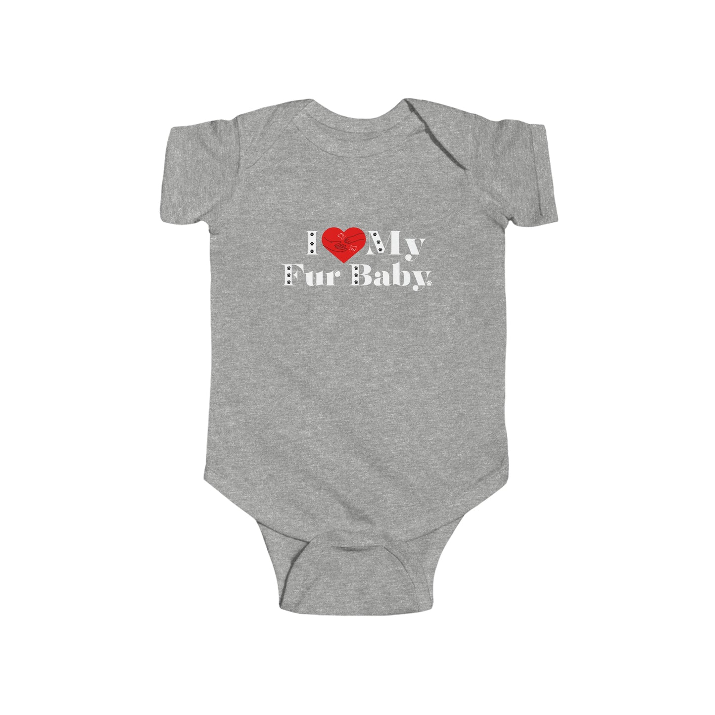 Infant (I Love My Fur Baby) Jersey Bodysuit
