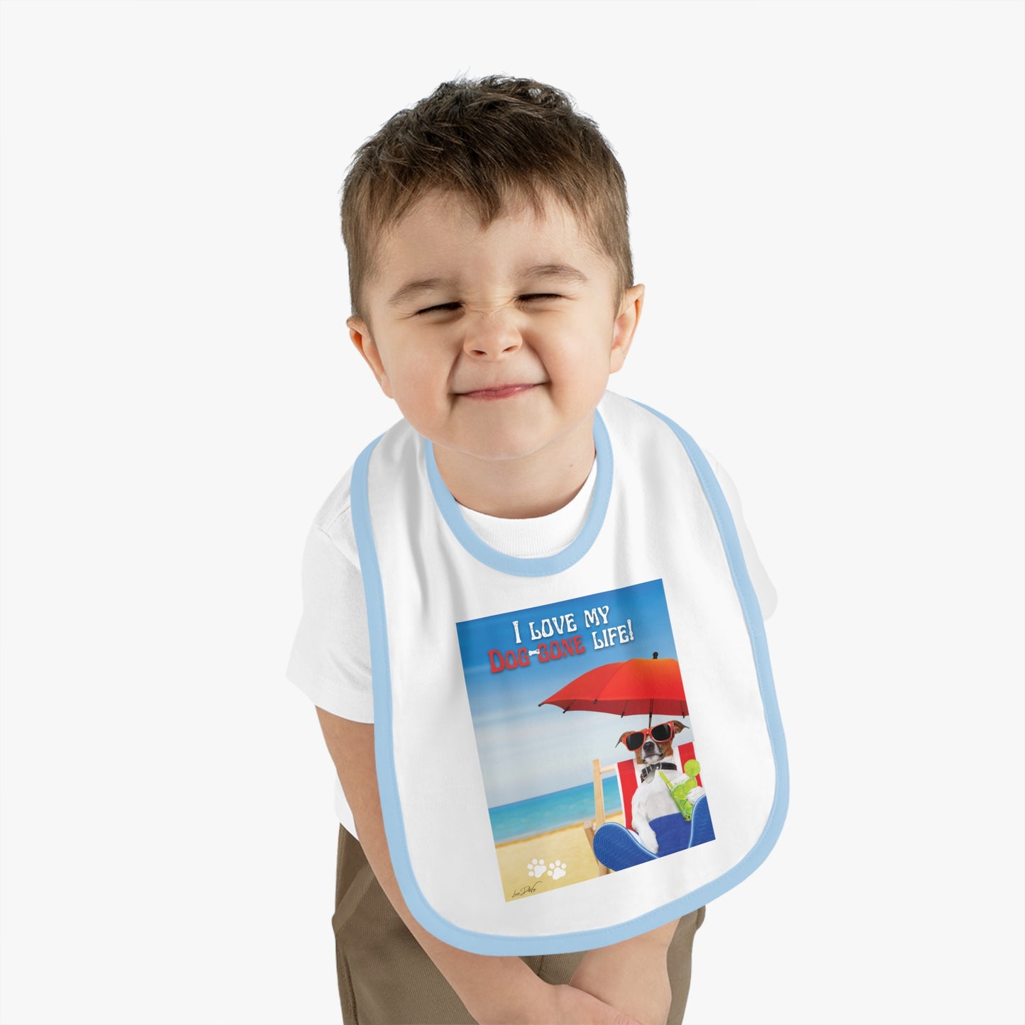 Baby (I Love My Dog-Gone Life) Jersey Bib