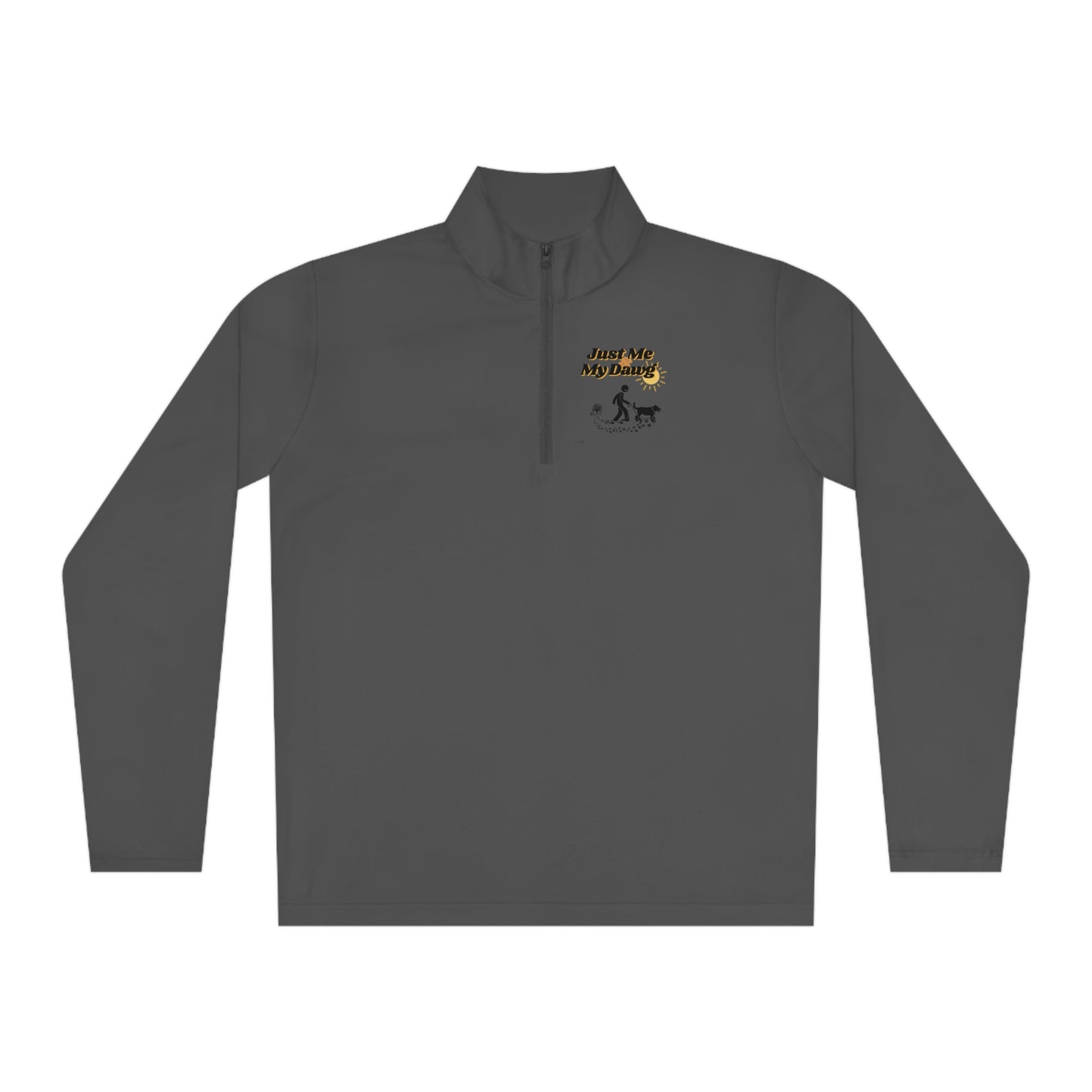 Men's (Just Me & My Dawg) Quarter-Zip Pullover