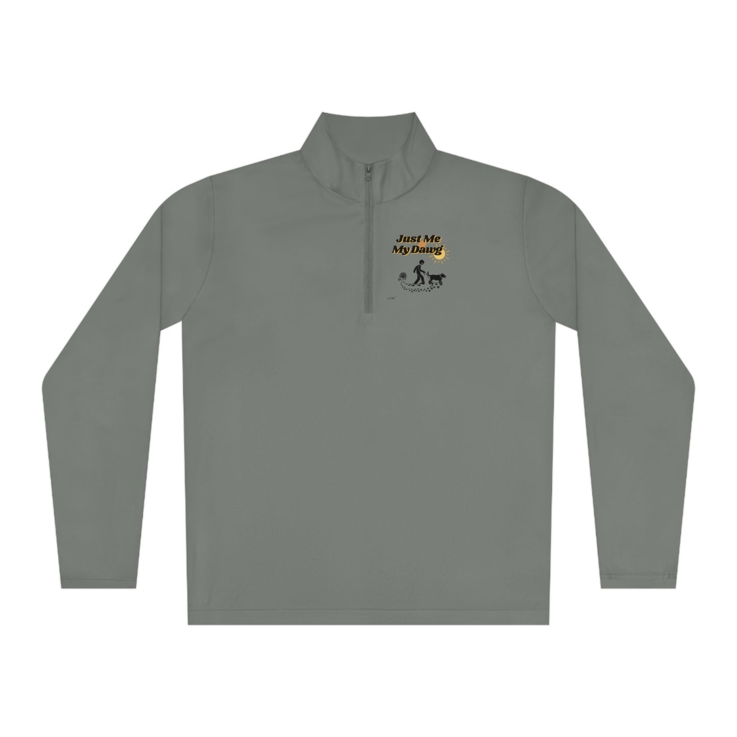 Men's (Just Me & My Dawg) Quarter-Zip Pullover