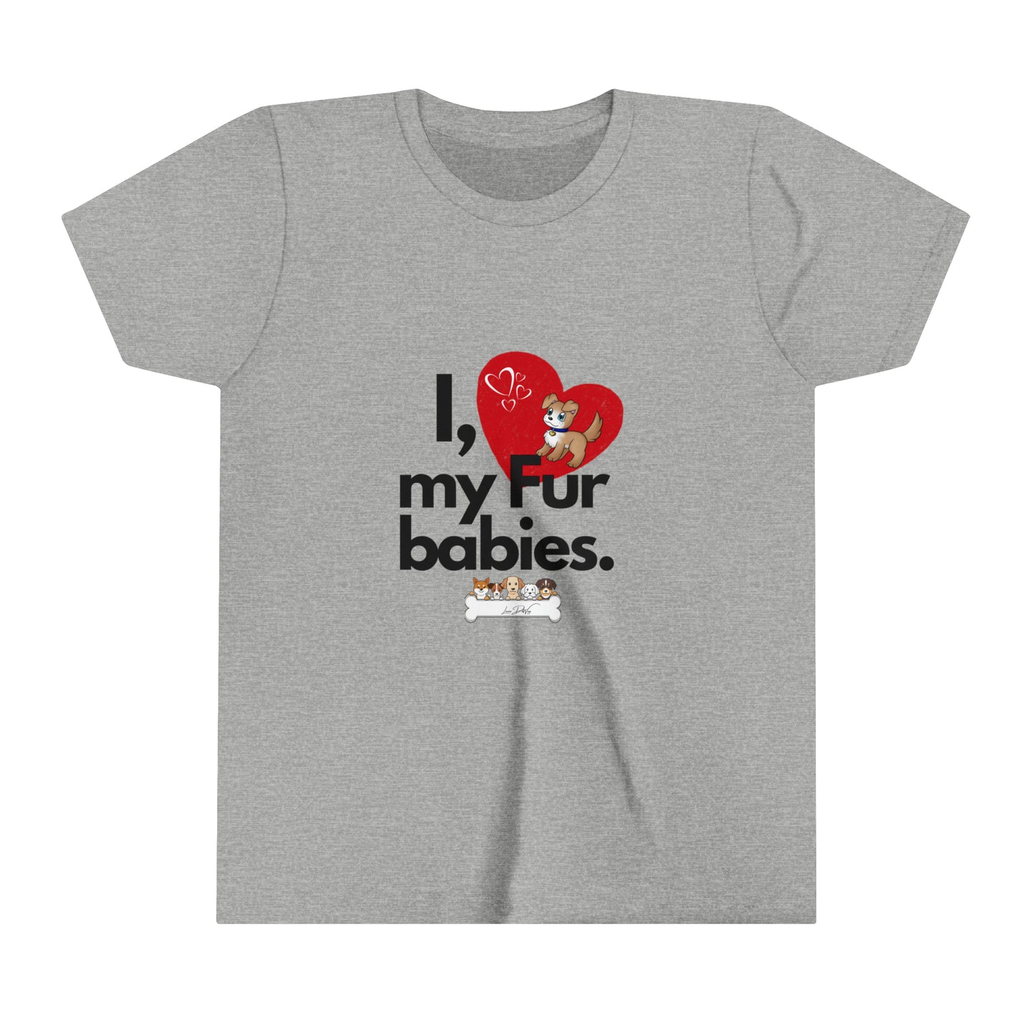 Youth (I Love My Fur Babies) Short Sleeve Tee