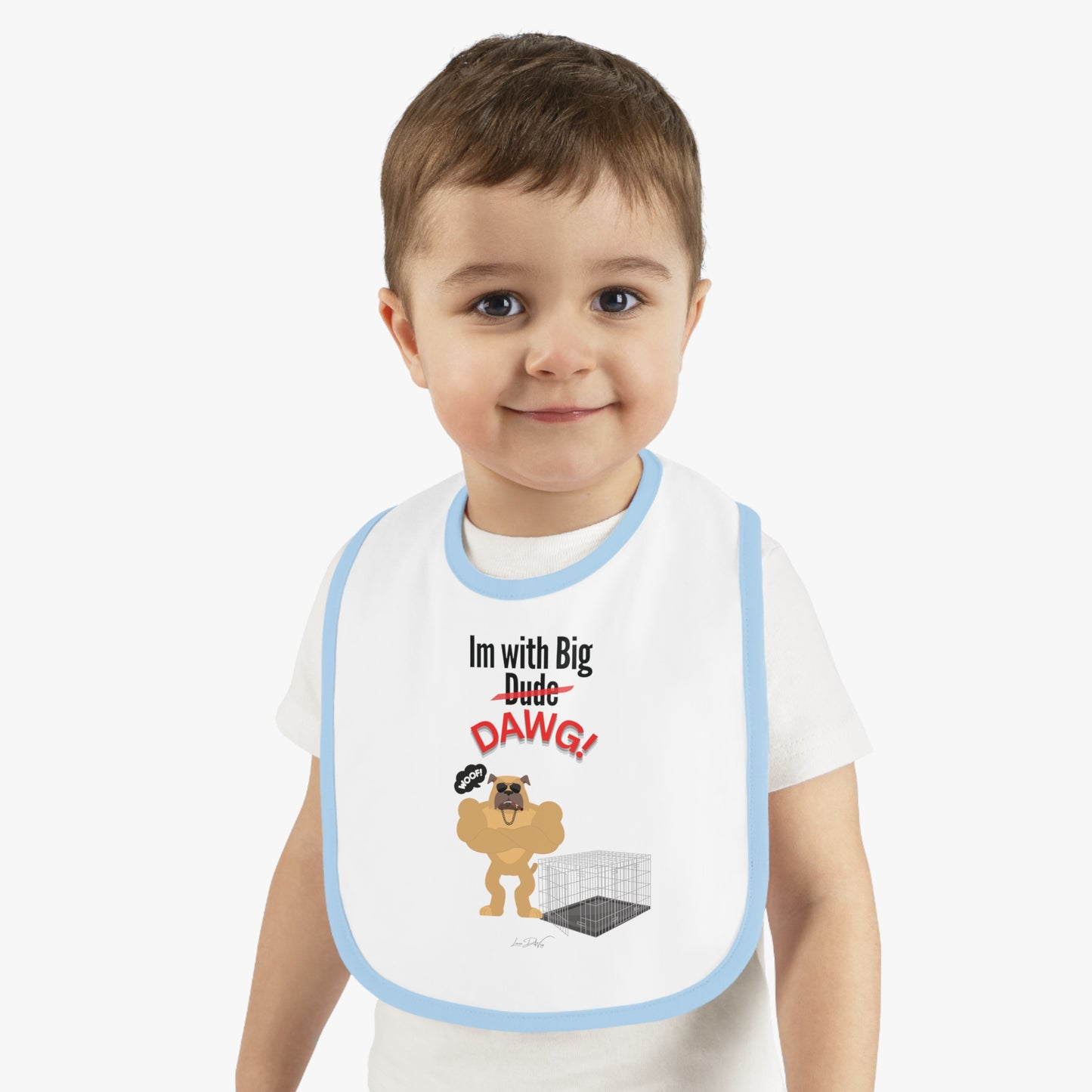 Baby (Im With Big Dawg) Jersey Bib