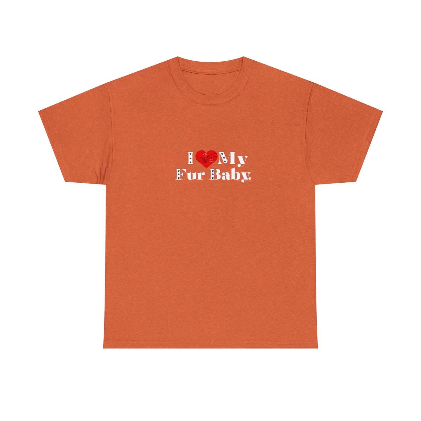 Men's (I Love My Fur Baby) Cotton Tee