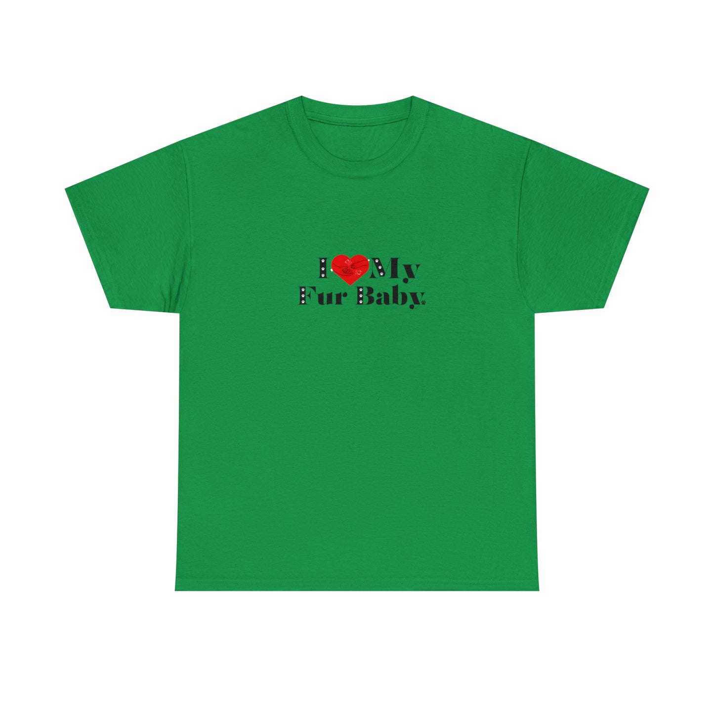 Men's (I Love My Fur Baby) Cotton Tee
