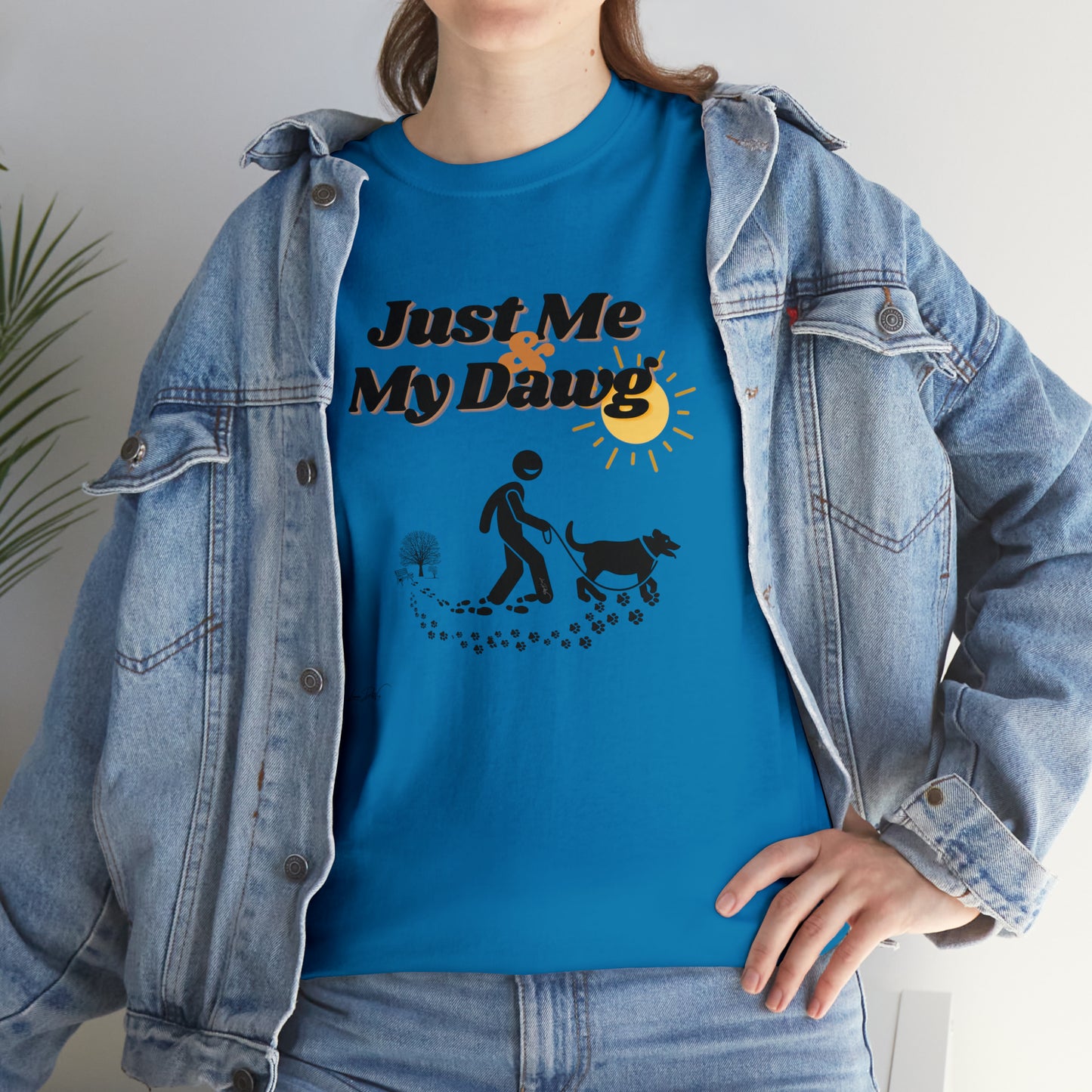 Women's (Just Me & My Dawg) Cotton Tee