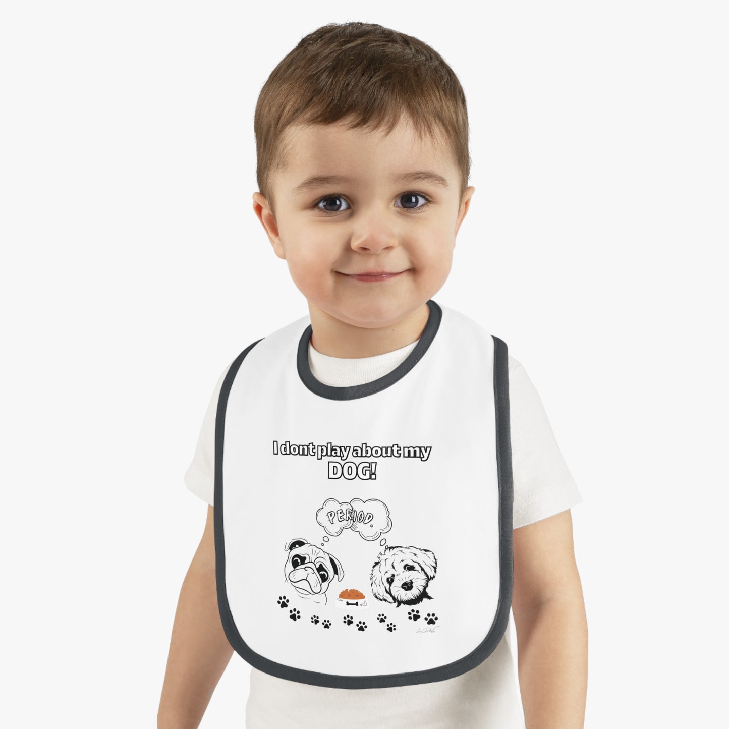 Baby (I Don't Play About My Dog) Jersey Bib