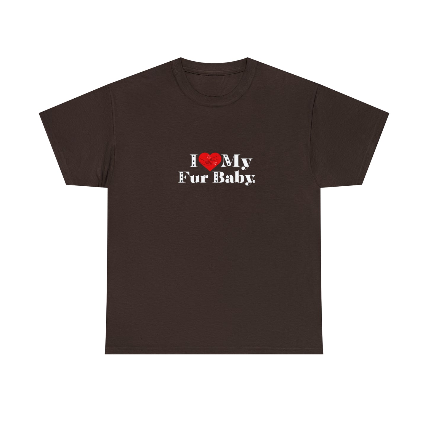 Men's (I Love My Fur Baby) Cotton Tee