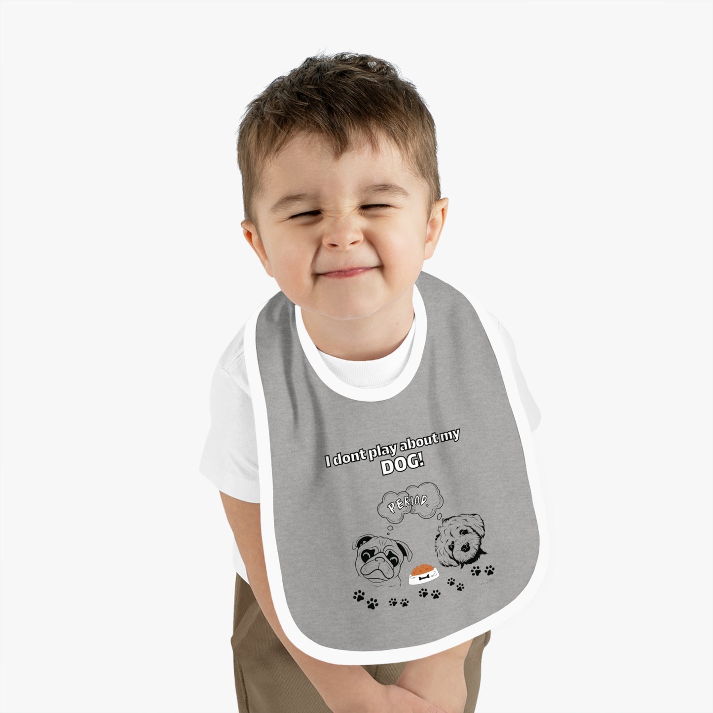 Baby (I Don't Play About My Dog) Jersey Bib