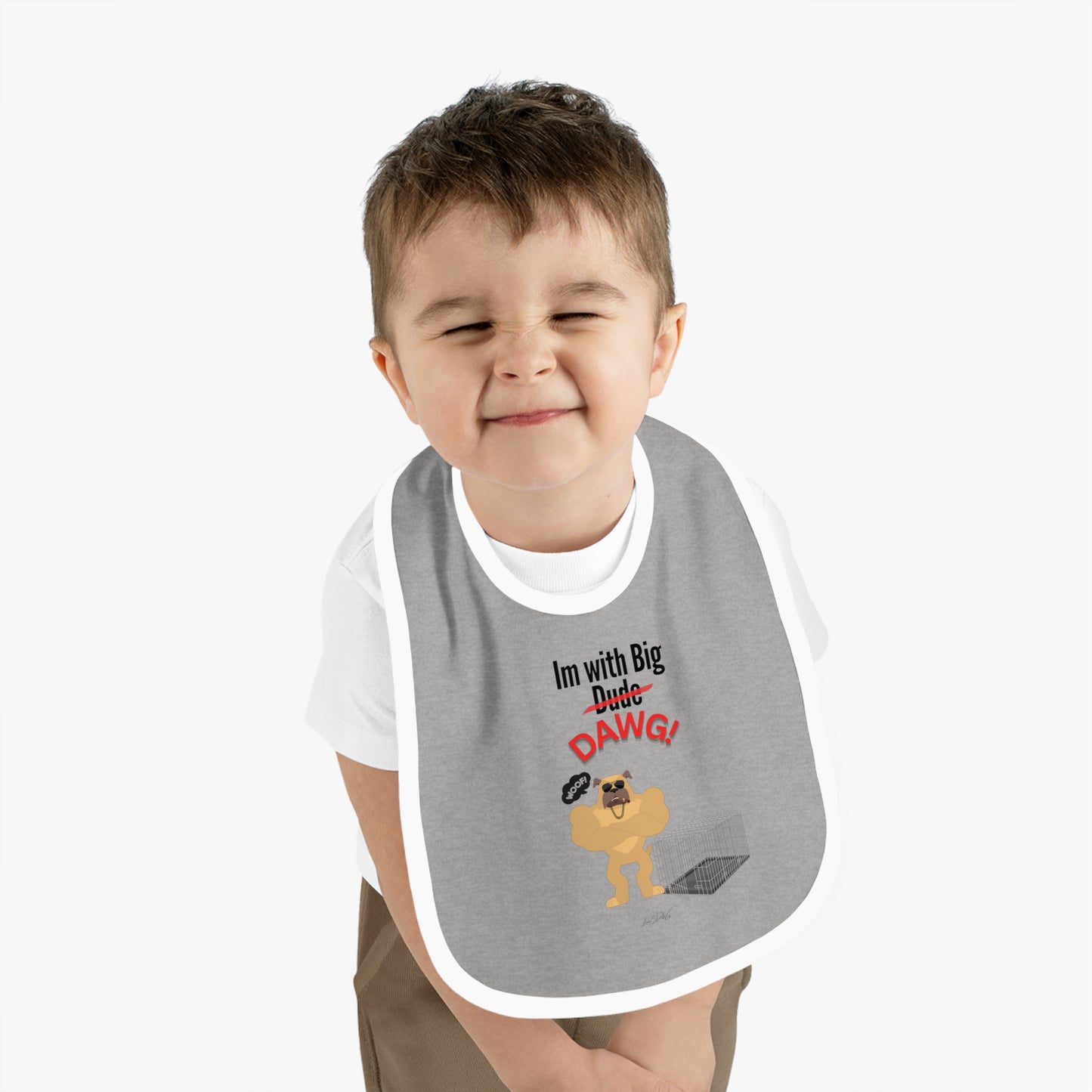 Baby (Im With Big Dawg) Jersey Bib
