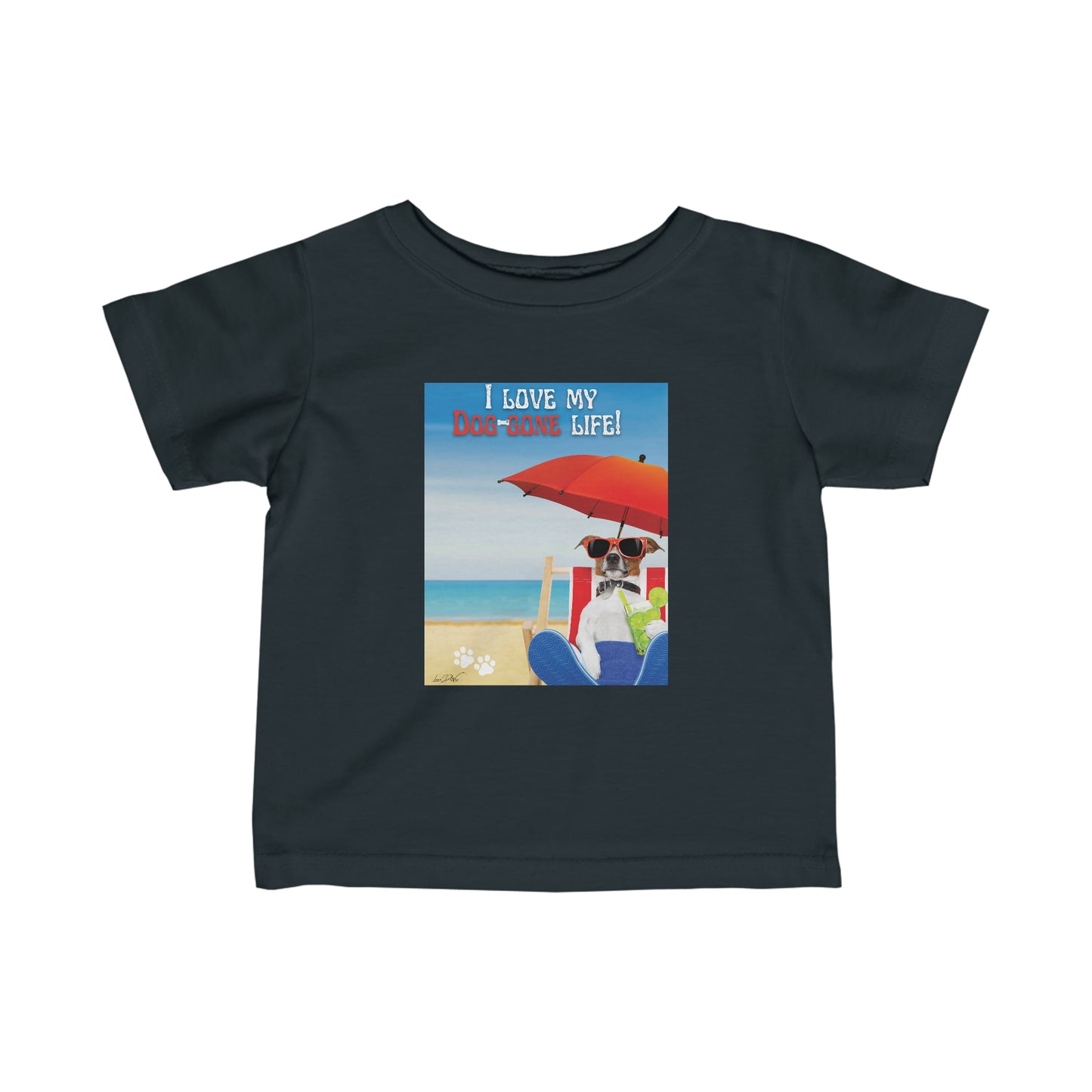Toddler/Baby (I Love My Dog-Gone Life) Jersey Tee