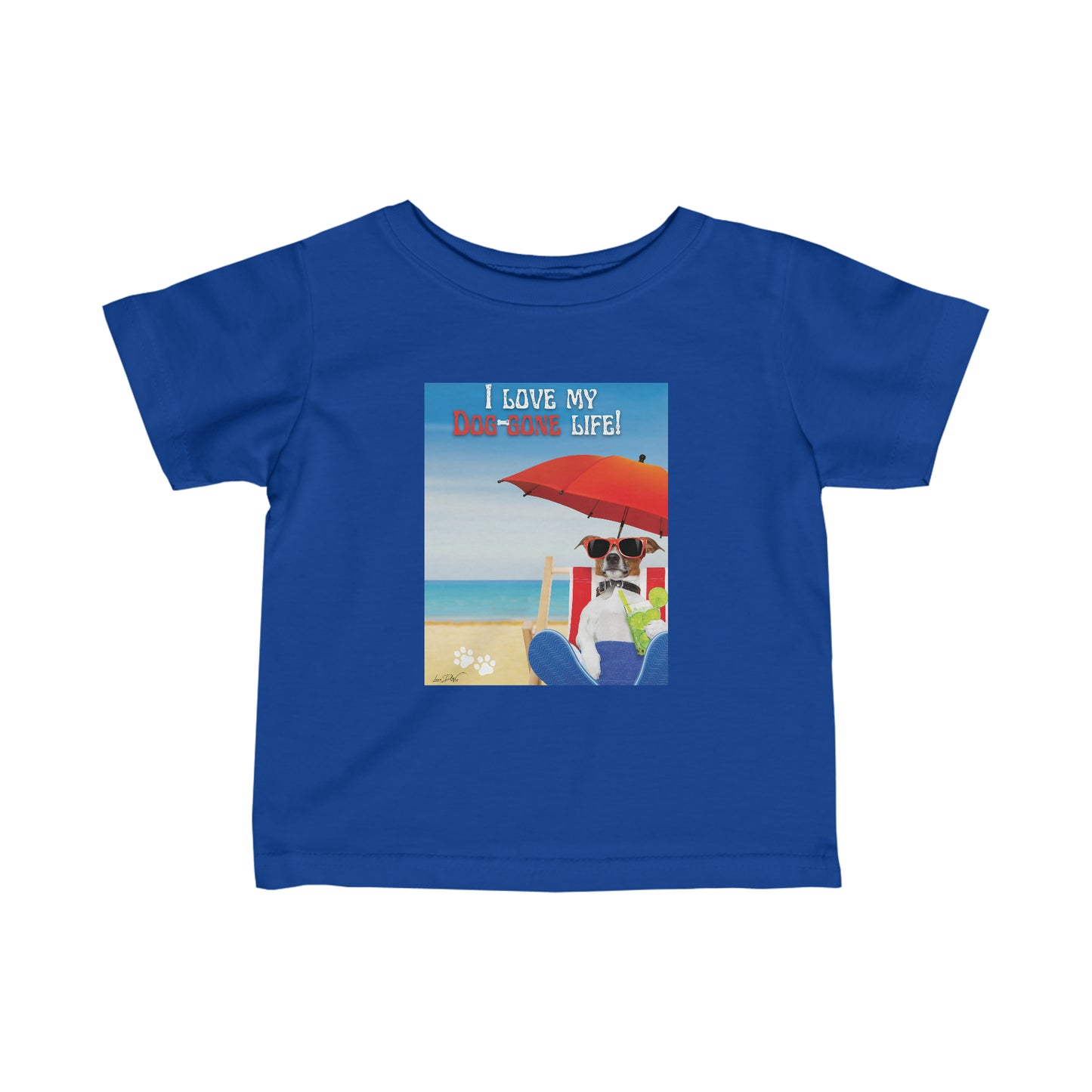 Toddler/Baby (I Love My Dog-Gone Life) Jersey Tee