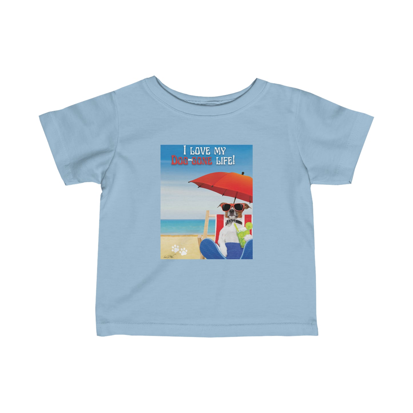 Toddler/Baby (I Love My Dog-Gone Life) Jersey Tee