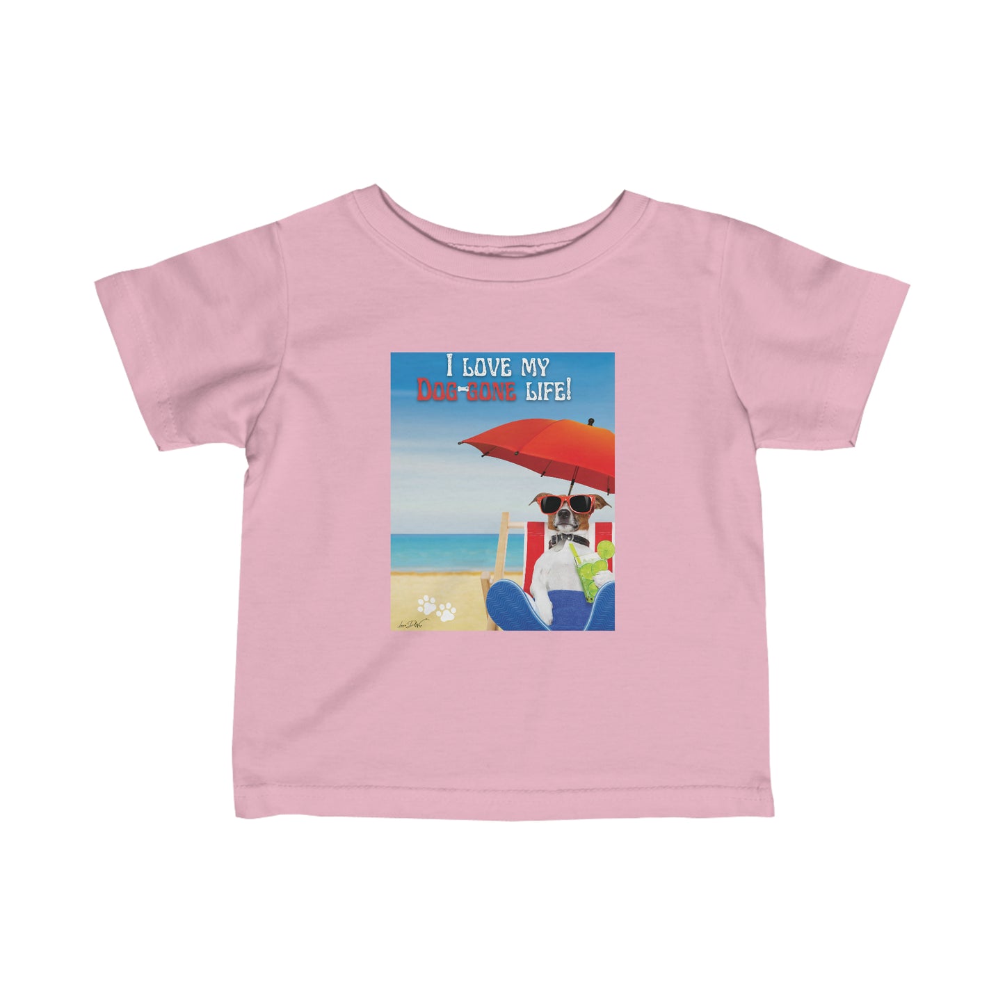 Toddler/Baby (I Love My Dog-Gone Life) Jersey Tee