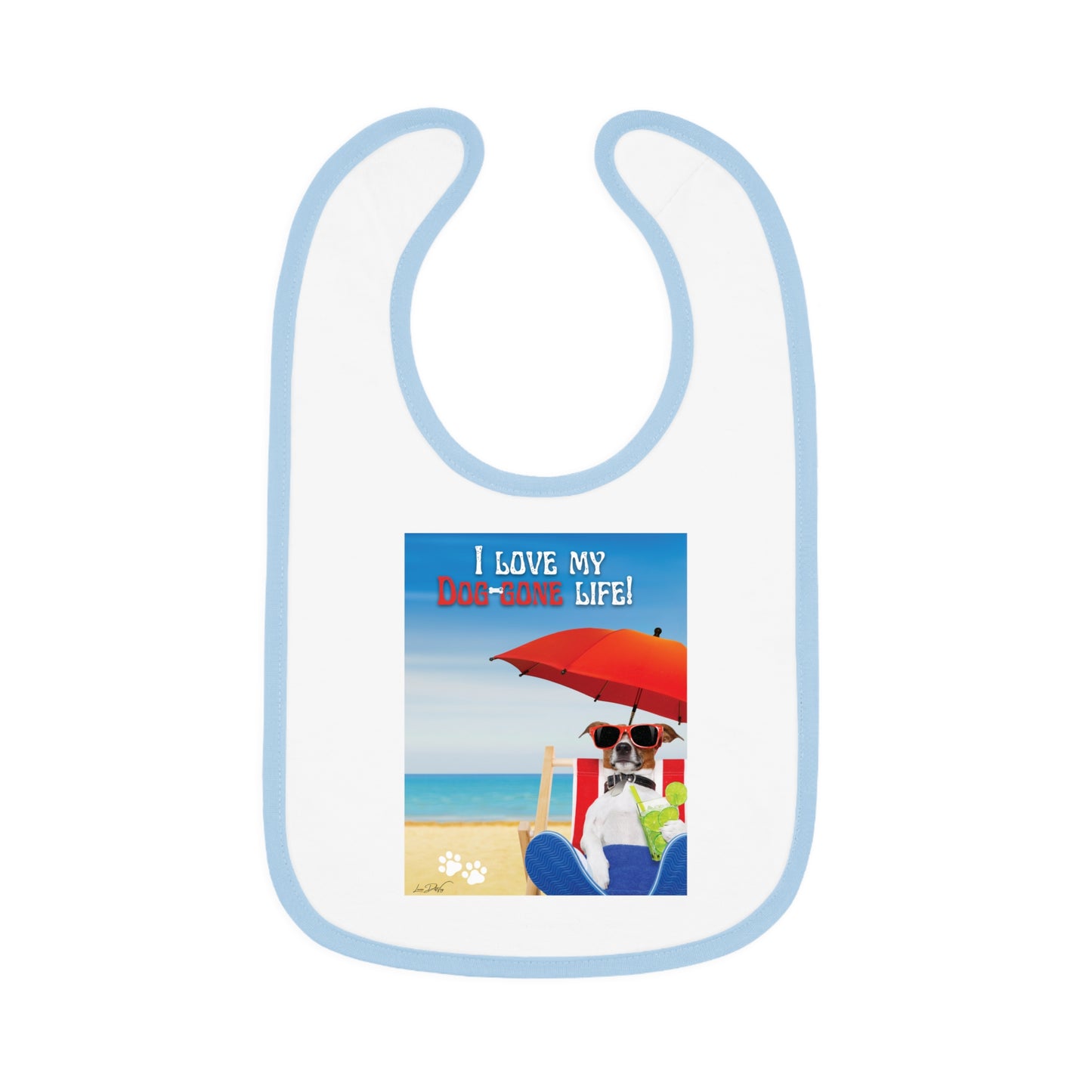 Baby (I Love My Dog-Gone Life) Jersey Bib
