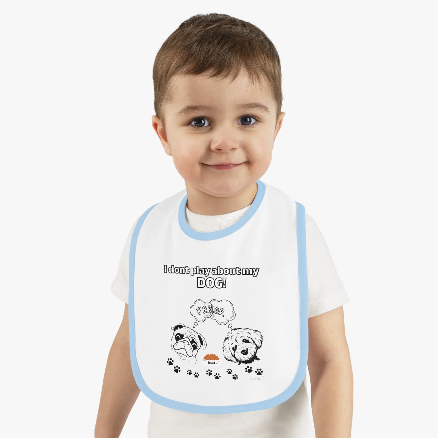 Baby (I Don't Play About My Dog) Jersey Bib