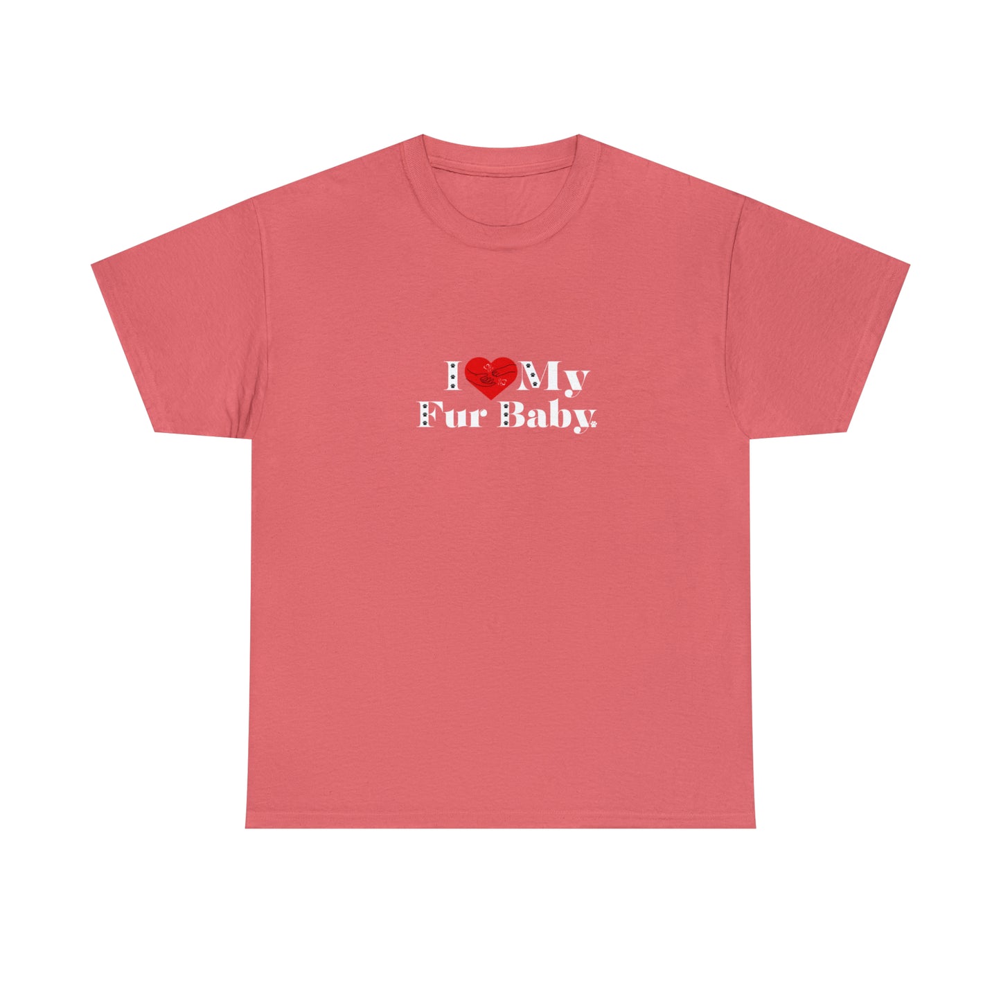 Men's (I Love My Fur Baby) Cotton Tee