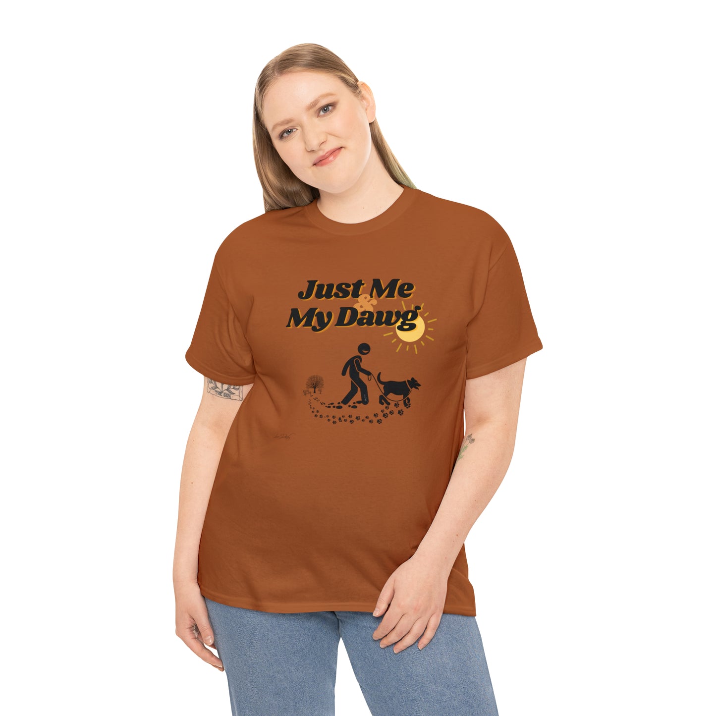 Women's (Just Me & My Dawg) Cotton Tee