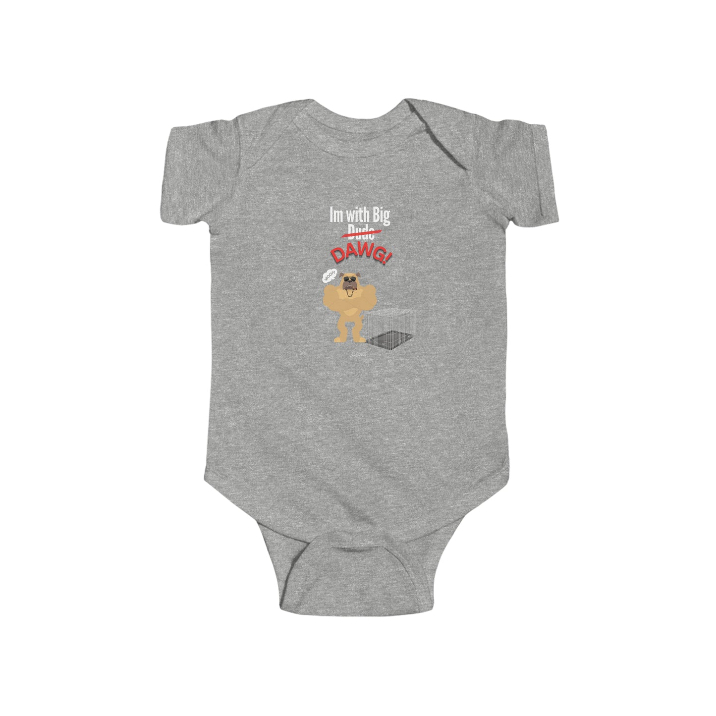 Infant (Im With Big Dawg) Jersey Bodysuit