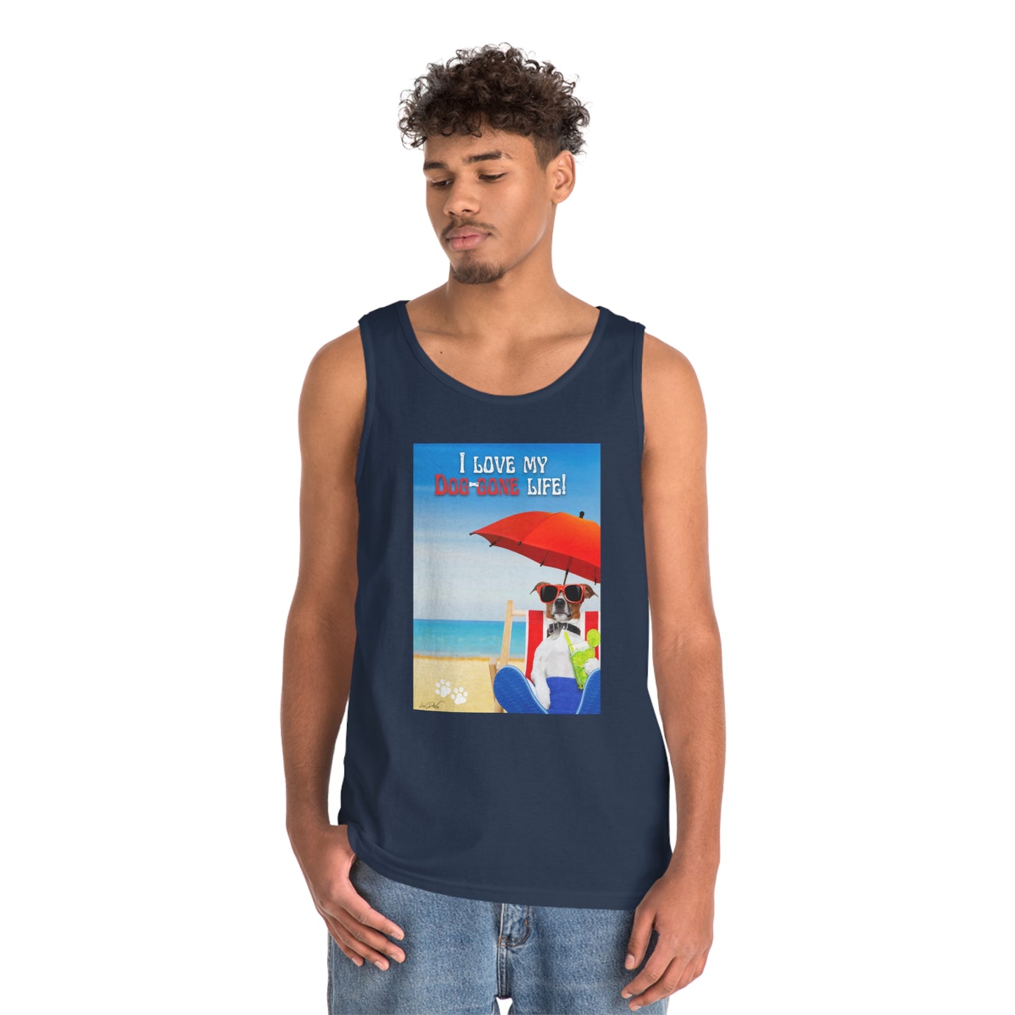 Men's (I Love My Dog-Gone Life) Tank Top