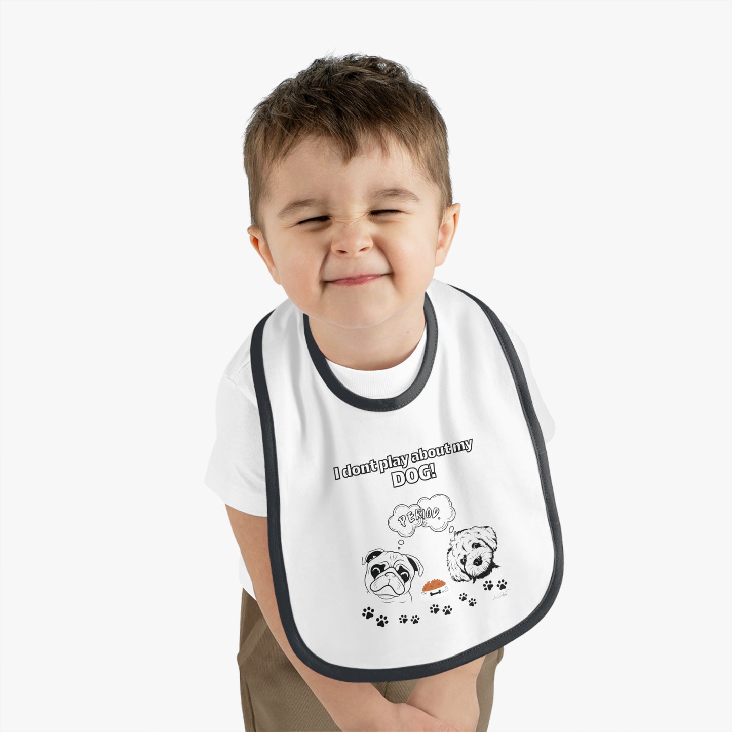 Baby (I Don't Play About My Dog) Jersey Bib