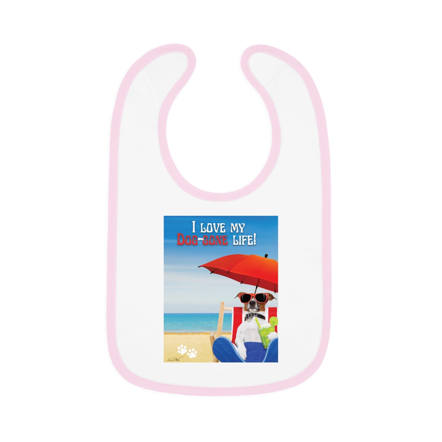 Baby (I Love My Dog-Gone Life) Jersey Bib