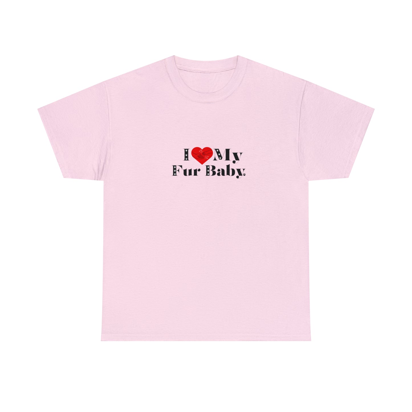 Men's (I Love My Fur Baby) Cotton Tee