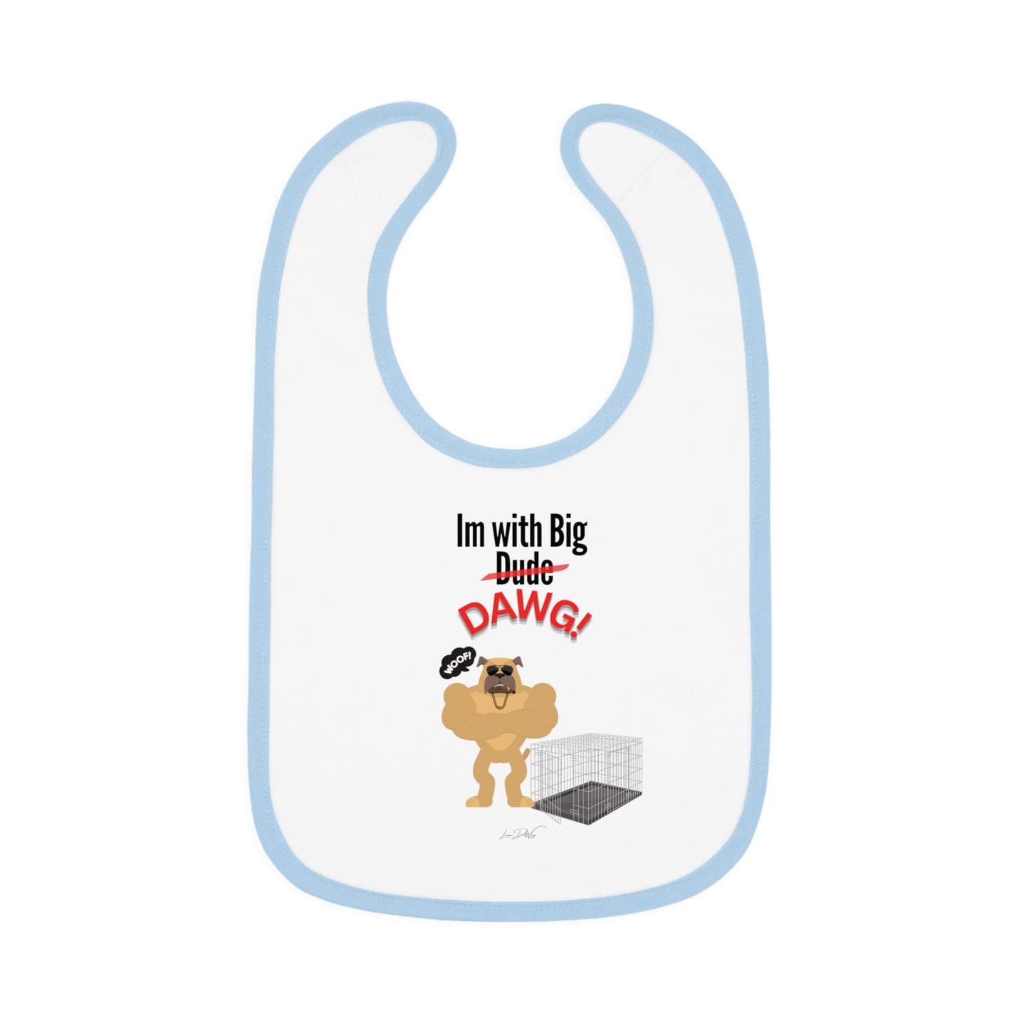 Baby (Im With Big Dawg) Jersey Bib