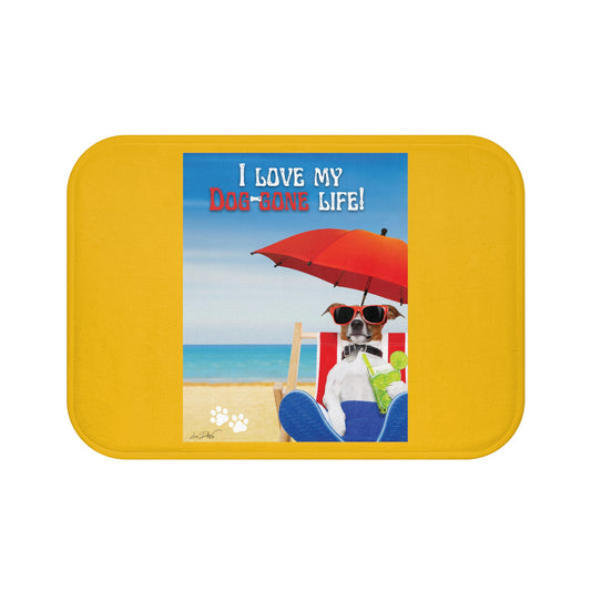 Bath Mat (I Love my Dog-Gone Life)