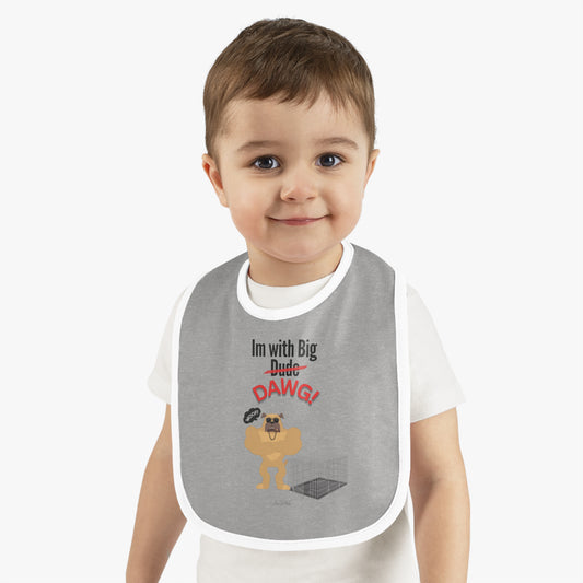 Baby (Im With Big Dawg) Jersey Bib