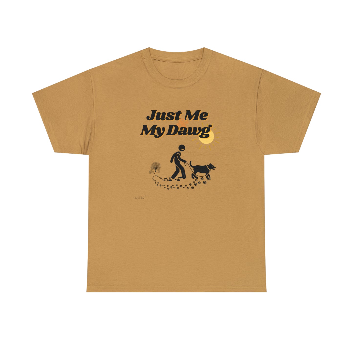 Women's (Just Me & My Dawg) Cotton Tee