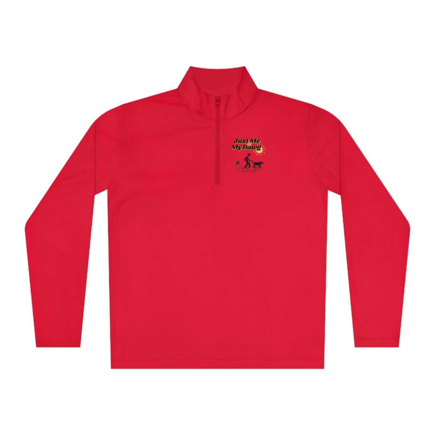 Men's (Just Me & My Dawg) Quarter-Zip Pullover