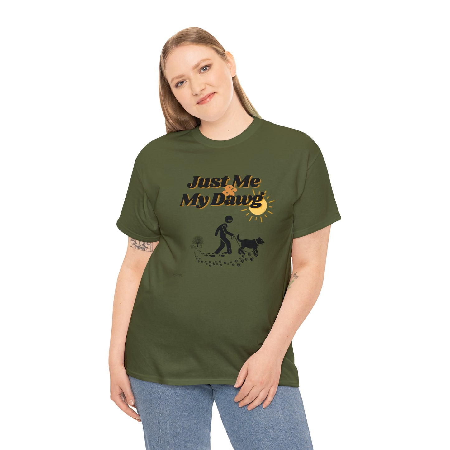Women's (Just Me & My Dawg) Cotton Tee
