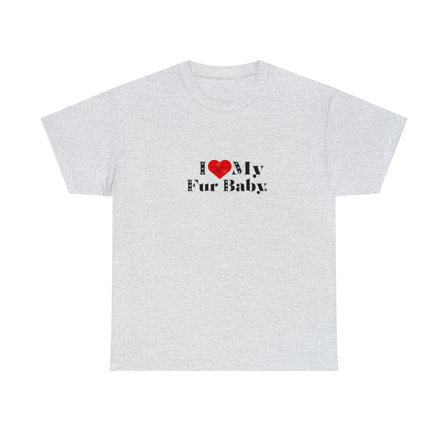 Men's (I Love My Fur Baby) Cotton Tee