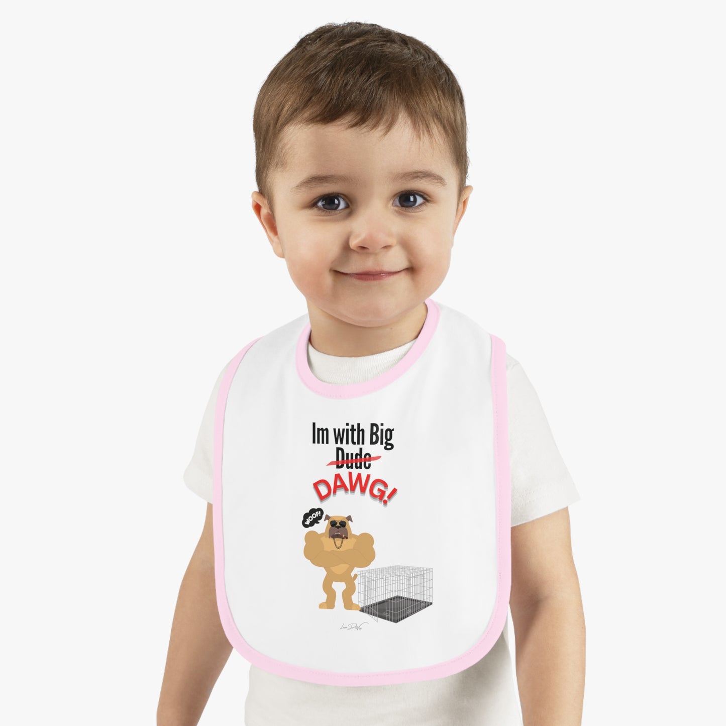 Baby (Im With Big Dawg) Jersey Bib