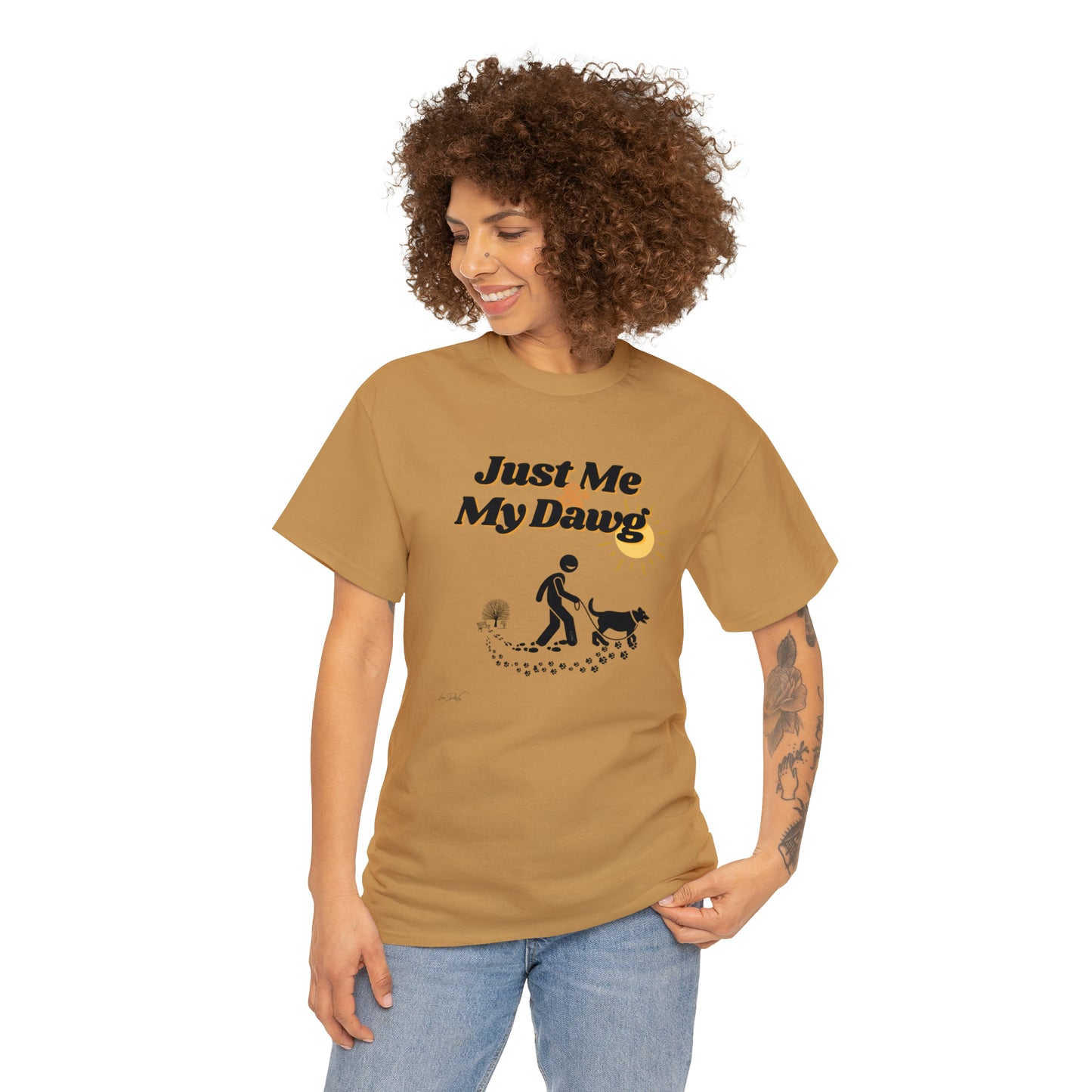Women's (Just Me & My Dawg) Cotton Tee