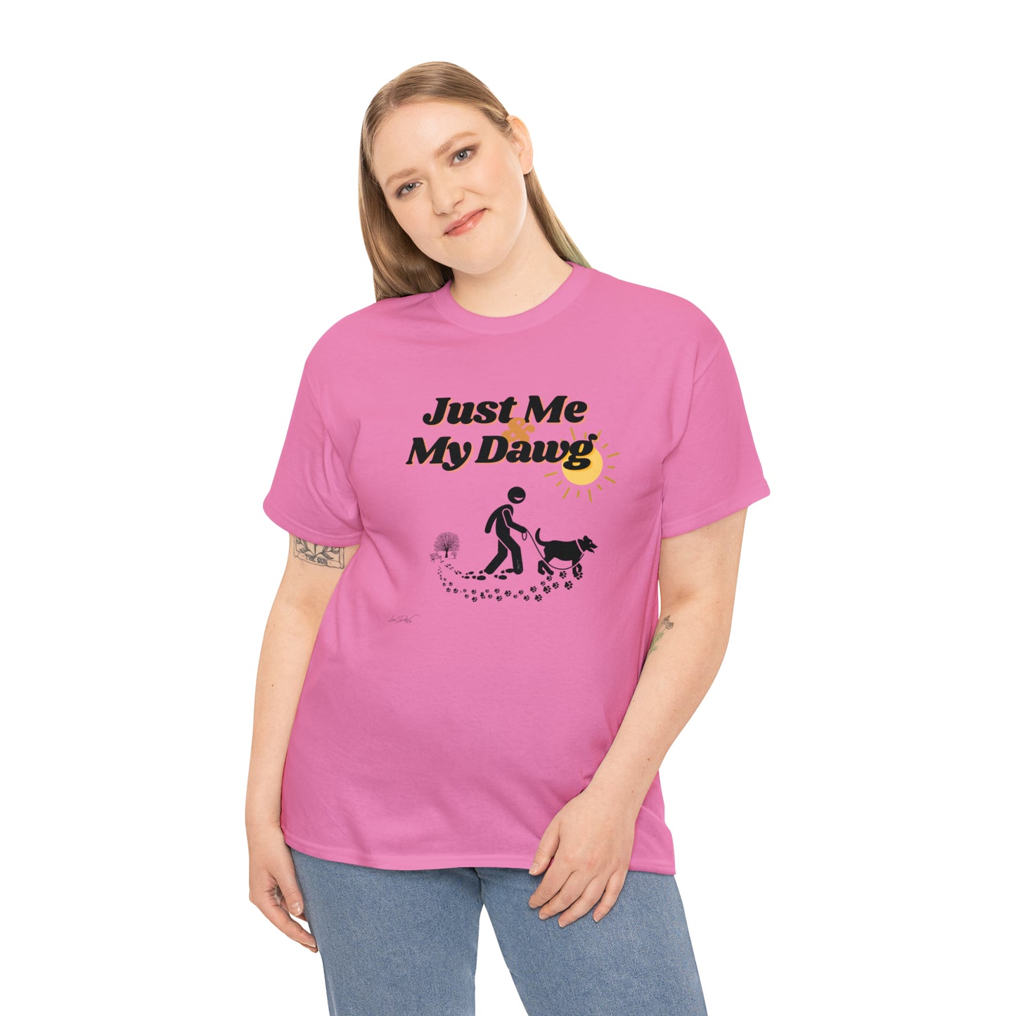Women's (Just Me & My Dawg) Cotton Tee