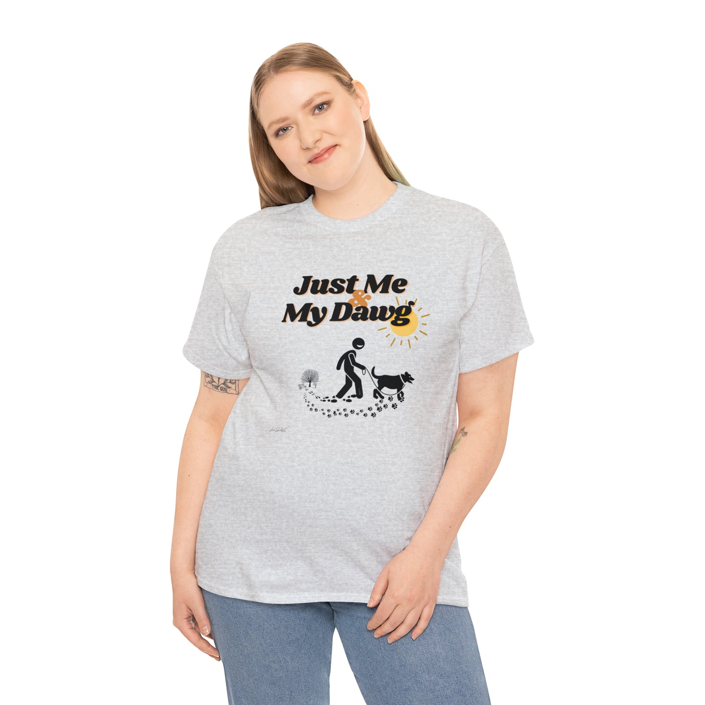 Women's (Just Me & My Dawg) Cotton Tee