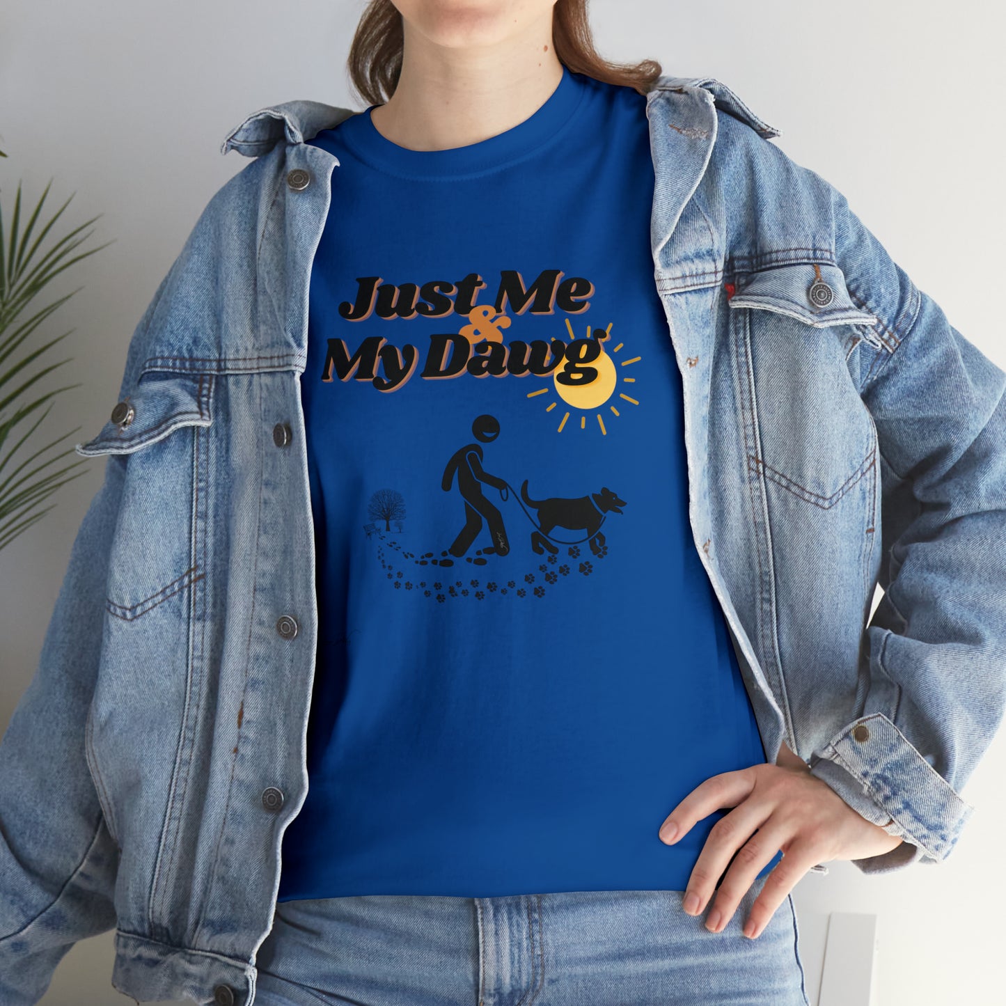 Women's (Just Me & My Dawg) Cotton Tee