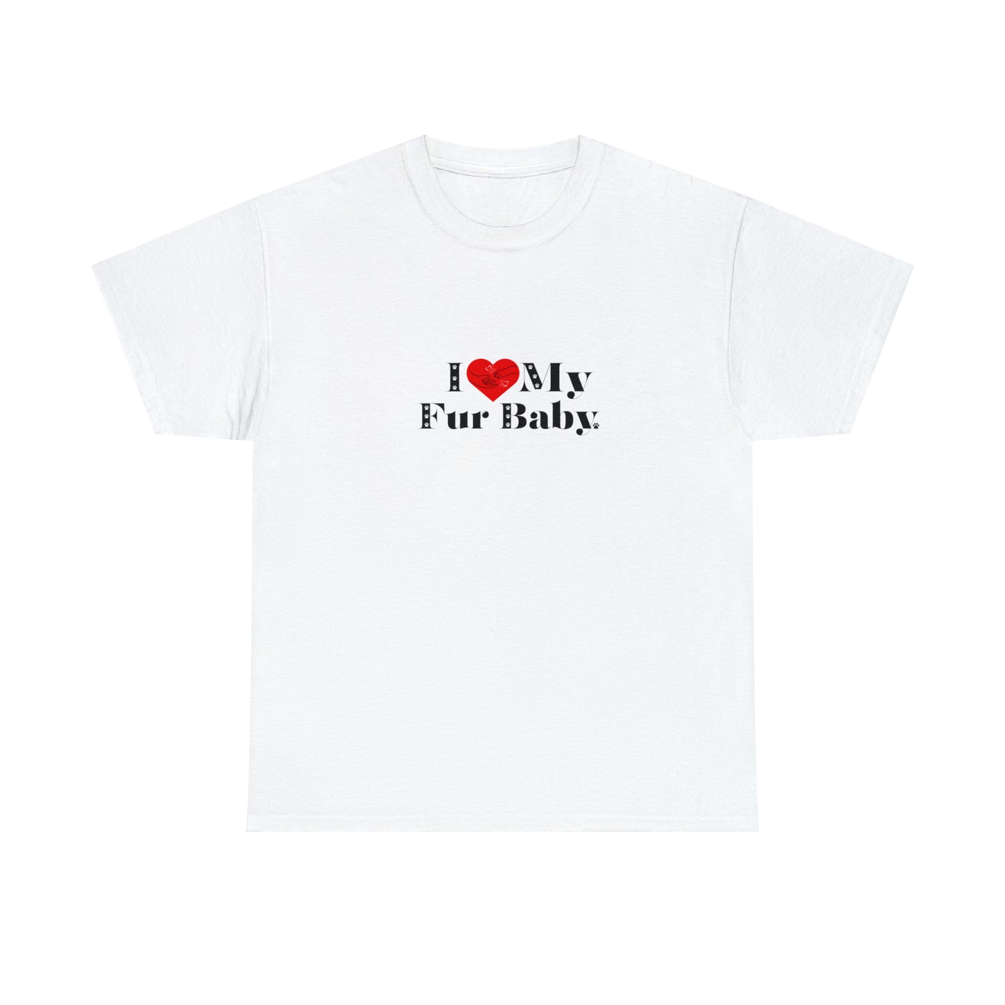 Men's (I Love My Fur Baby) Cotton Tee