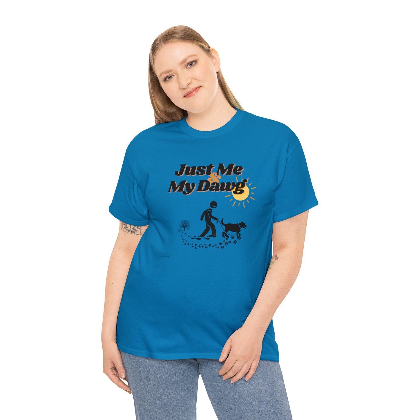 Women's (Just Me & My Dawg) Cotton Tee