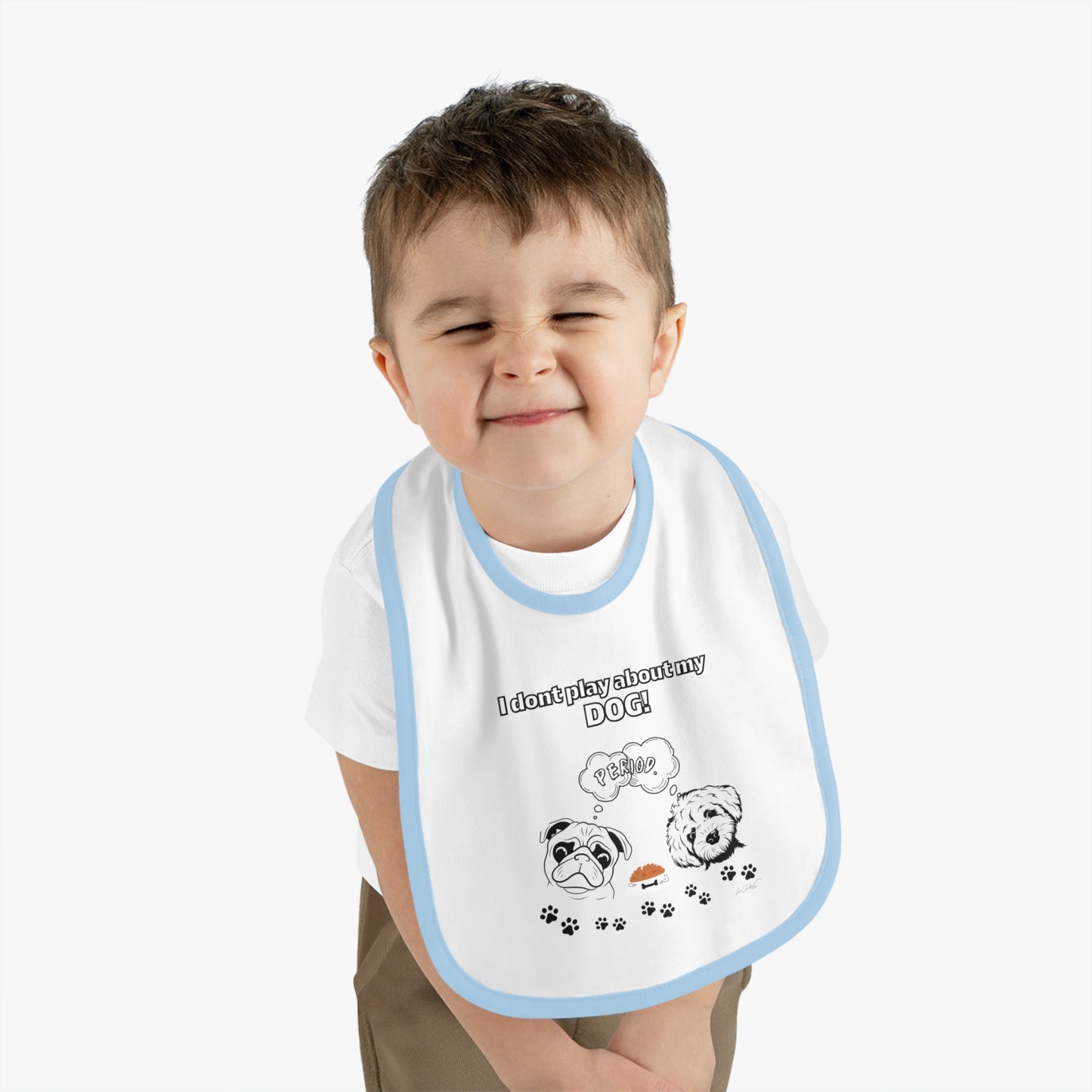 Baby (I Don't Play About My Dog) Jersey Bib