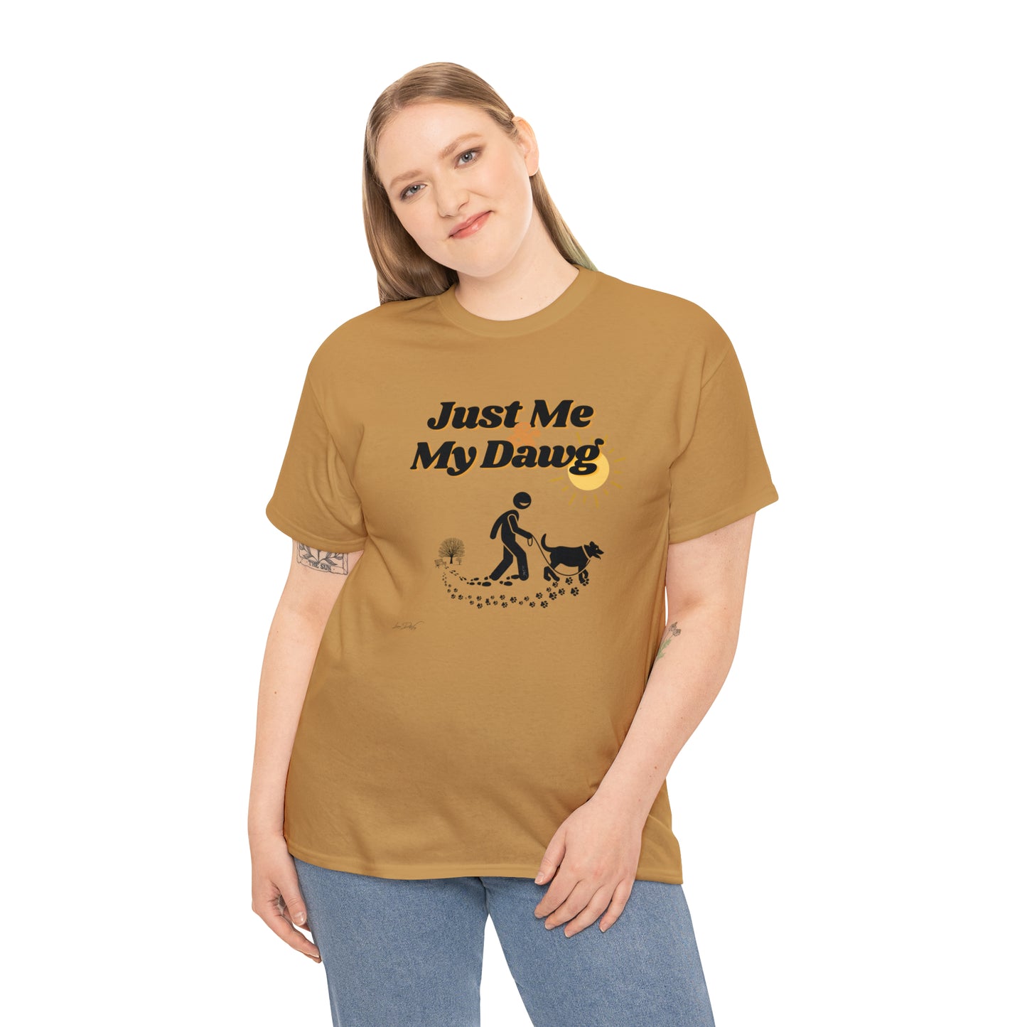 Women's (Just Me & My Dawg) Cotton Tee