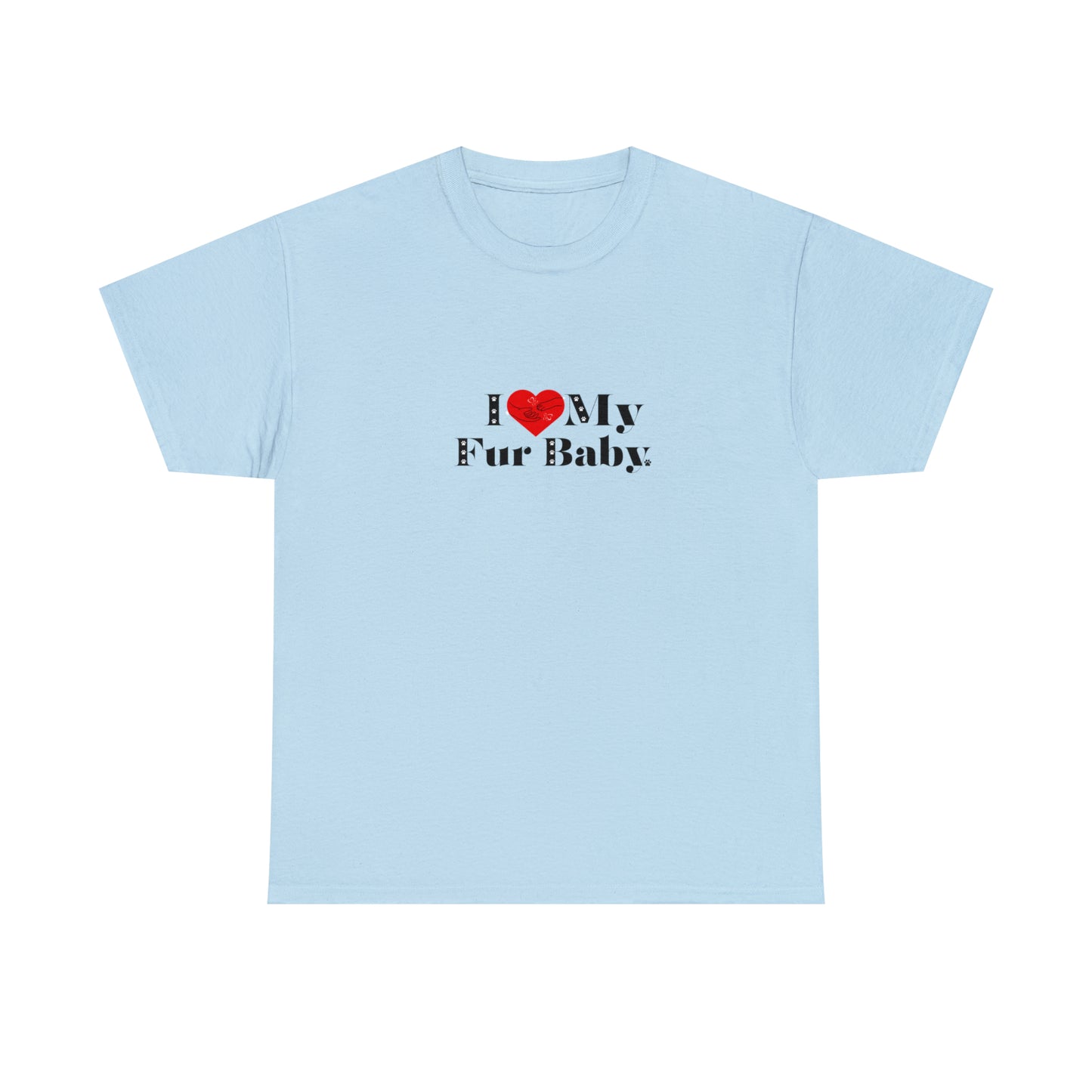 Men's (I Love My Fur Baby) Cotton Tee